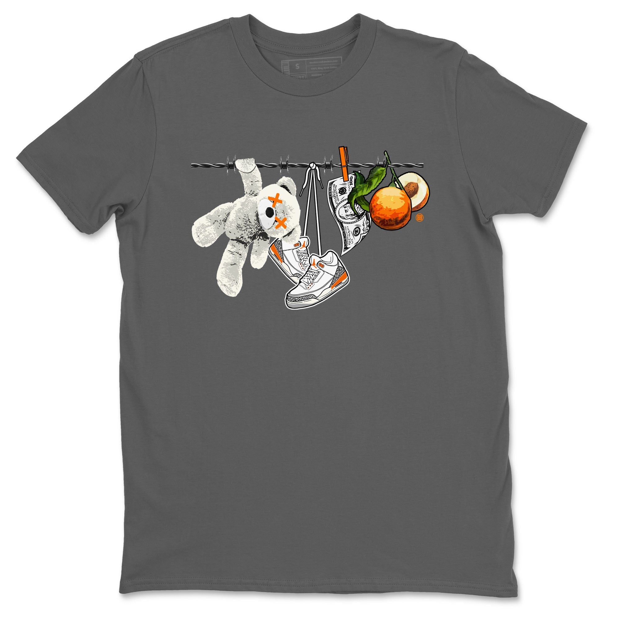 Clothesline snkmatch Tees - Air Jordan 3 Georgia Peach