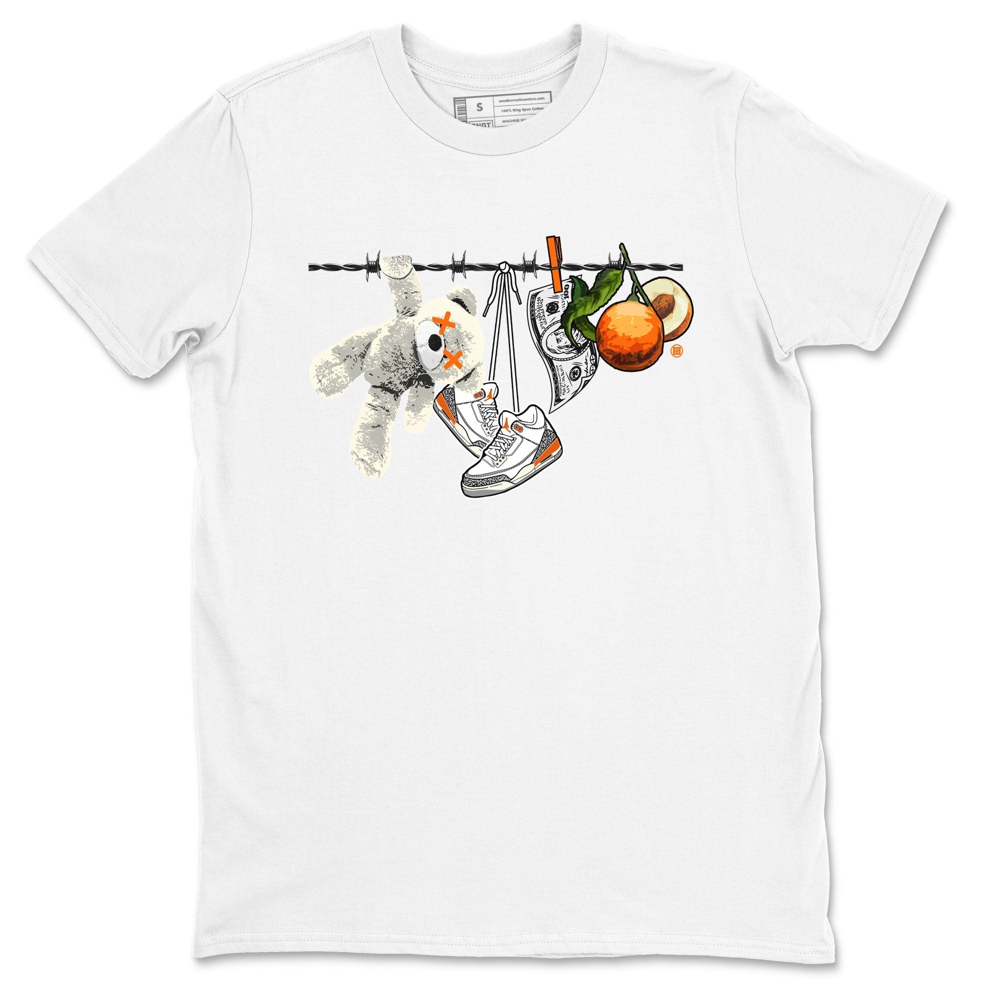 Clothesline snkmatch Tees - Air Jordan 3 Georgia Peach