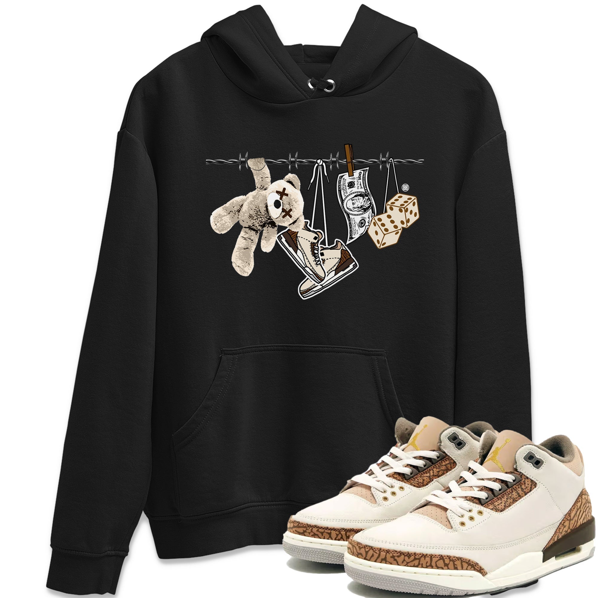 Clothesline Unisex Tops - Air Jordan 3 Palomino