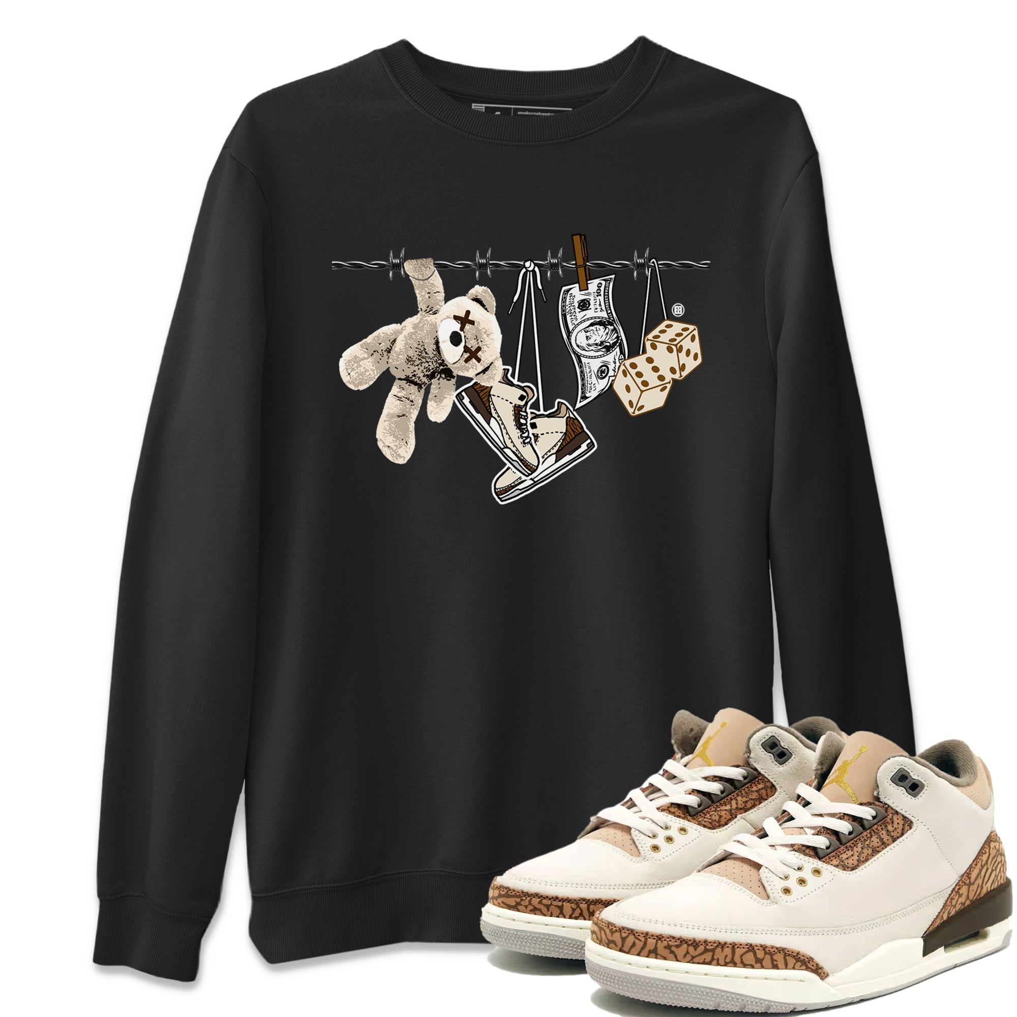 Clothesline Unisex Tops - Air Jordan 3 Palomino