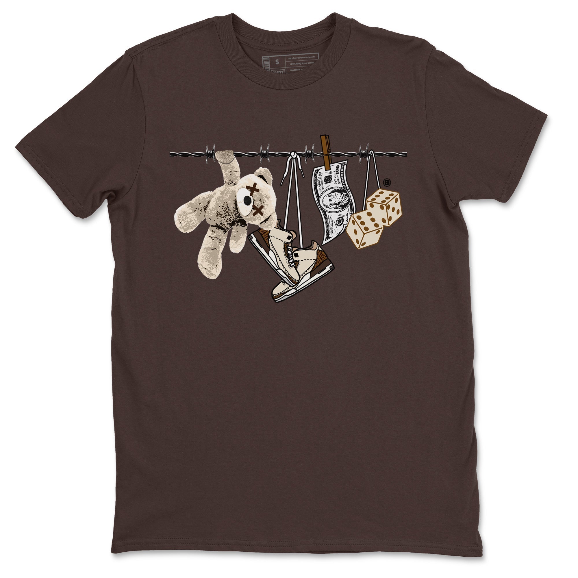 Clothesline Unisex Tops - Air Jordan 3 Palomino