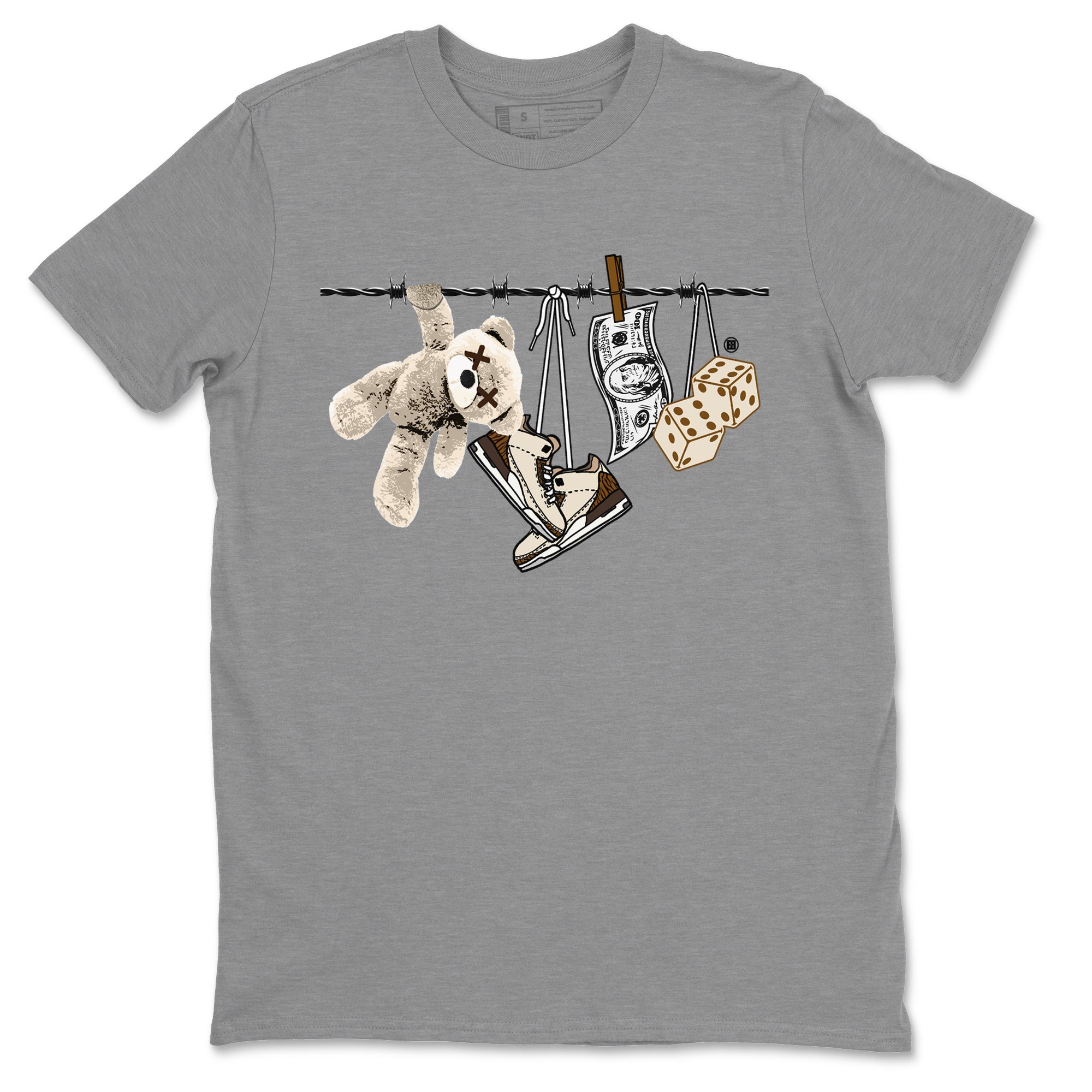 Clothesline Unisex Tops - Air Jordan 3 Palomino