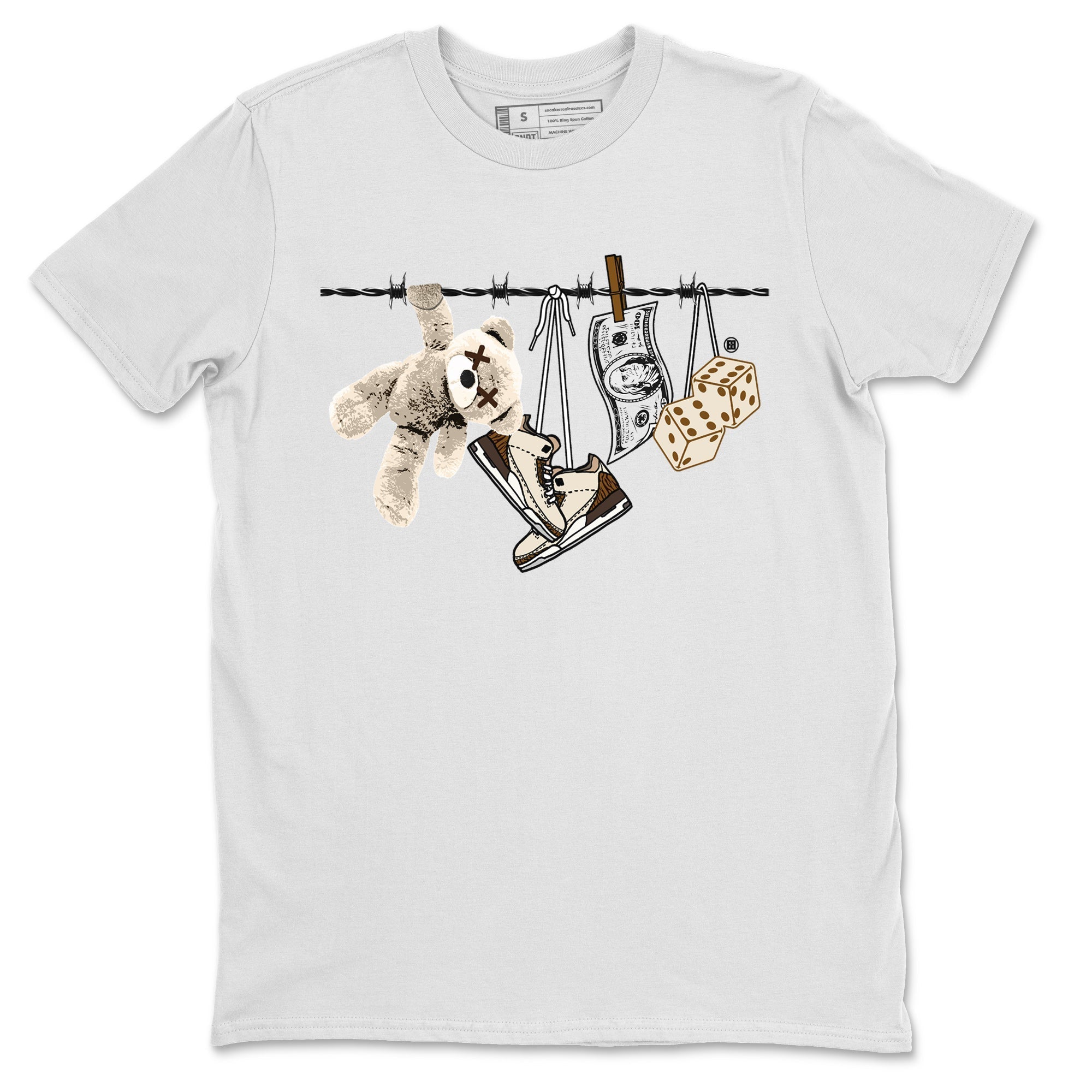 Clothesline Unisex Tops - Air Jordan 3 Palomino