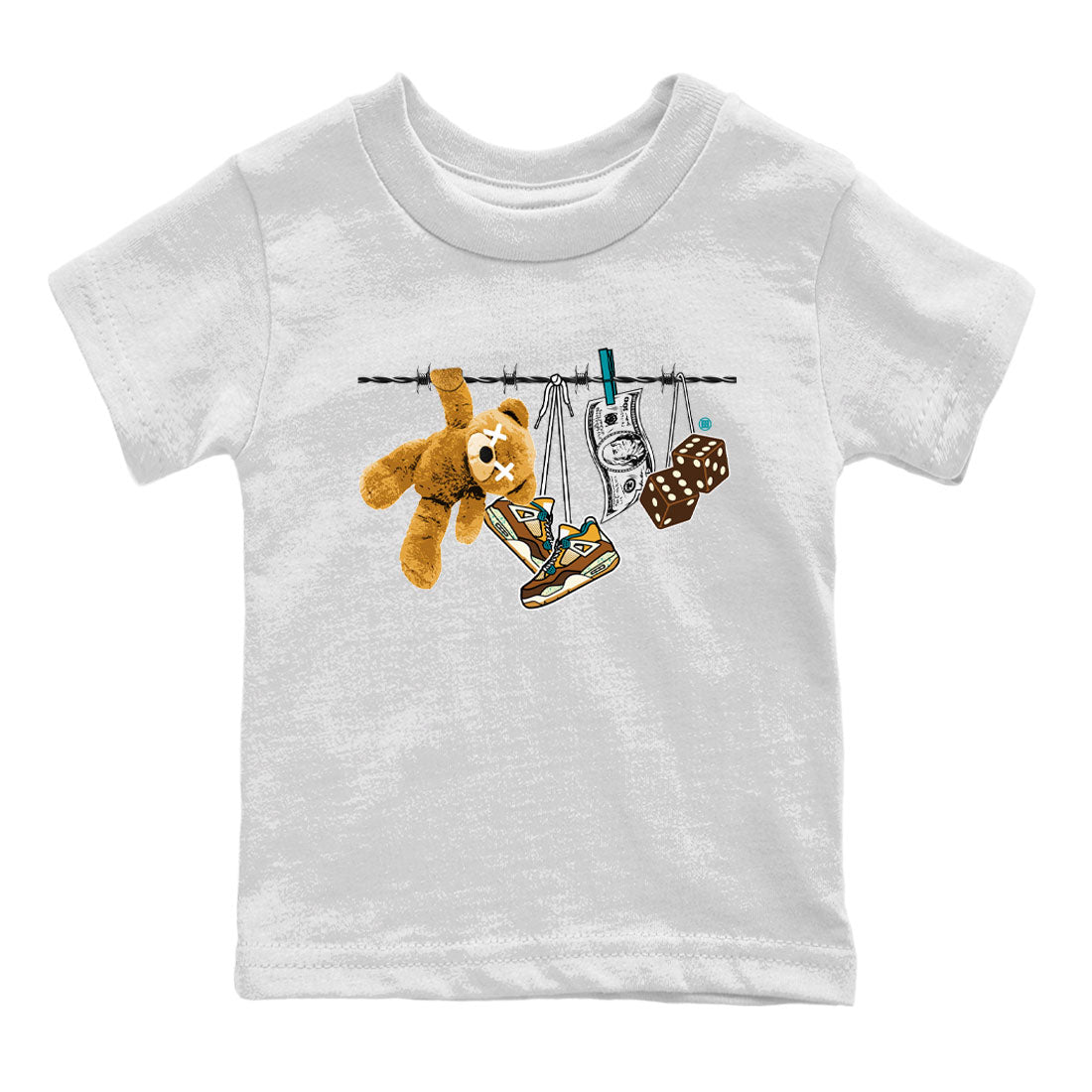 Clothesline snkmatch Tee Kids - Air Jordan 4 Cacao Wow