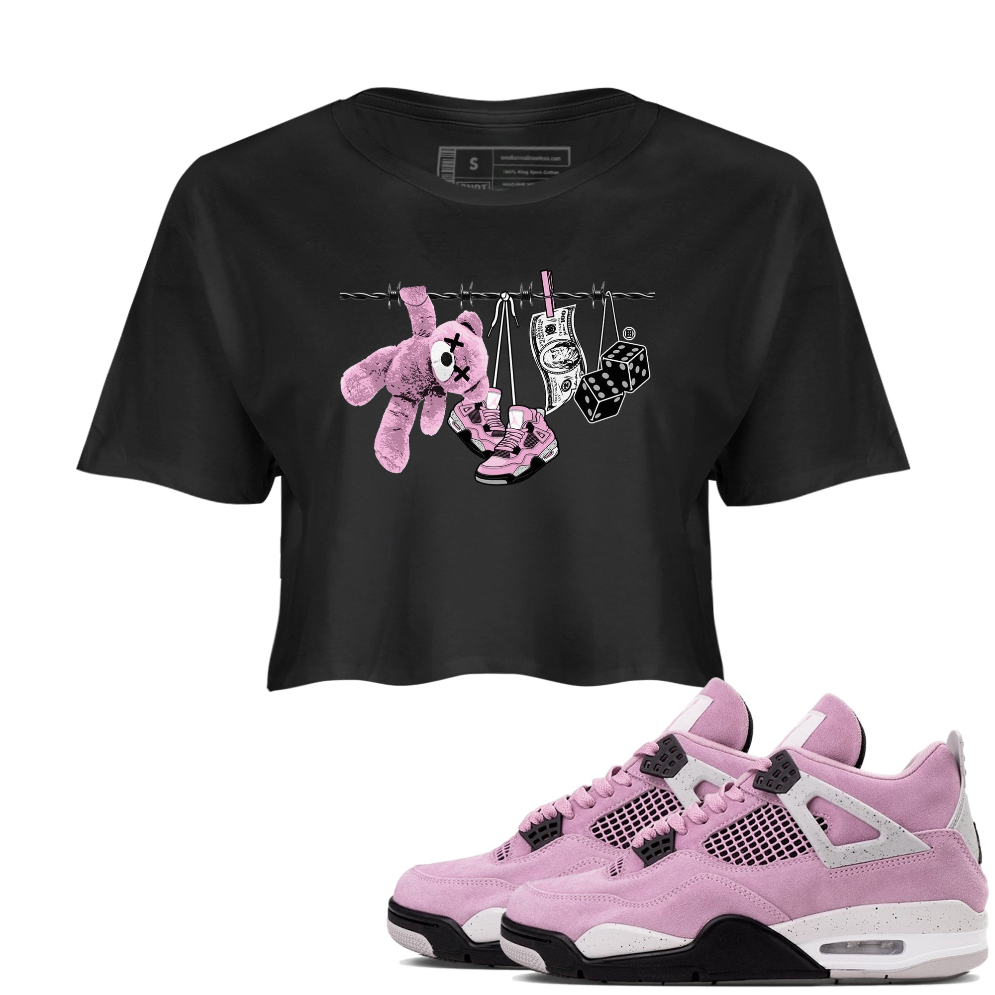 Clothesline snkmatch Women's Top - Air Jordan 4 Orchid