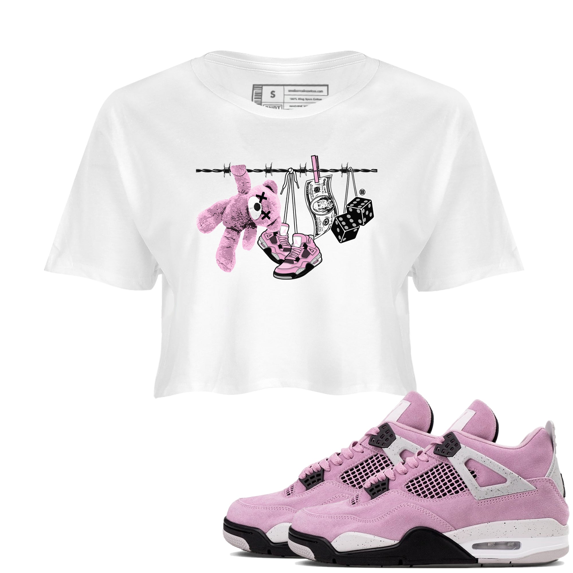 Clothesline snkmatch Women's Top - Air Jordan 4 Orchid