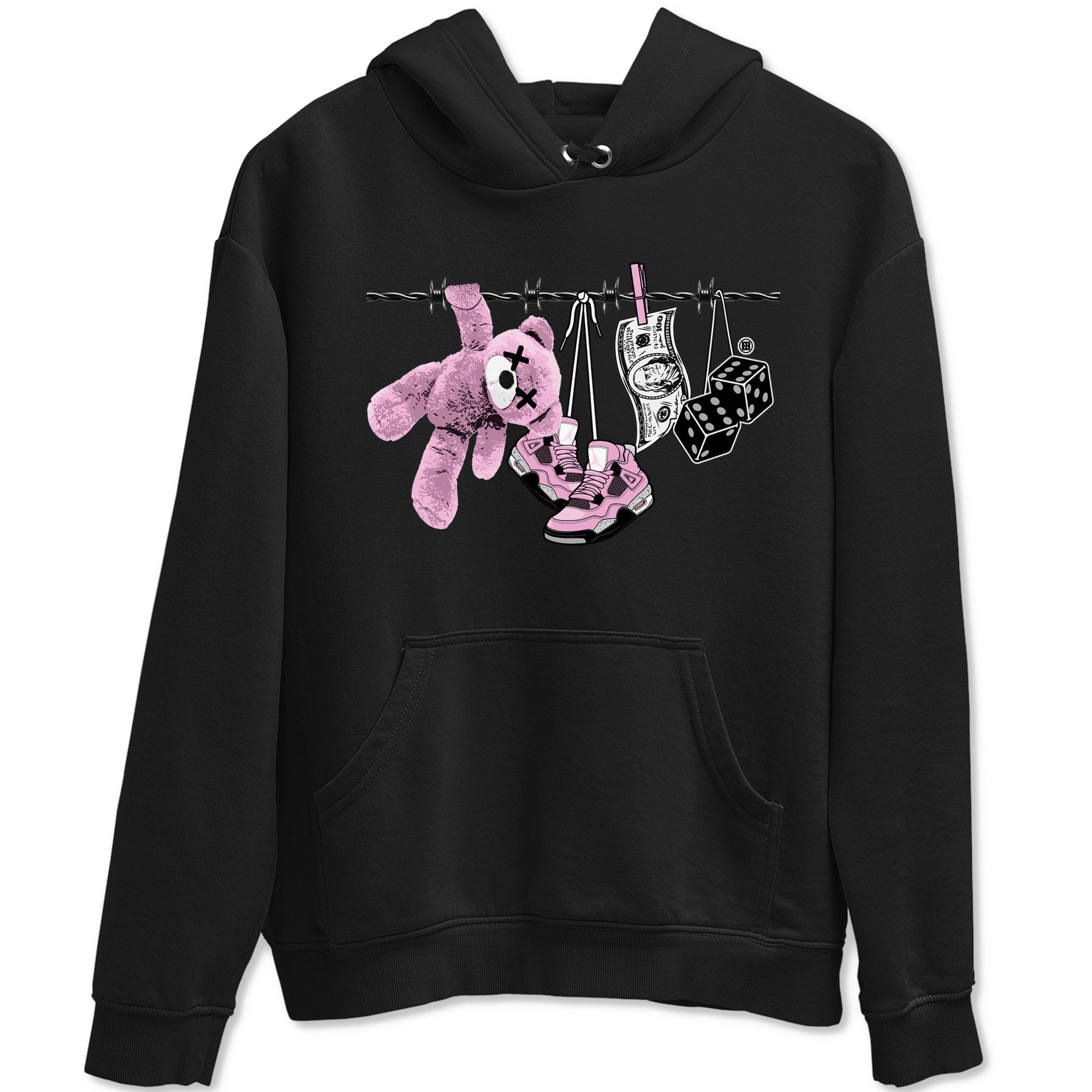 Clothesline snkmatch Tees - Air Jordan 4 Orchid