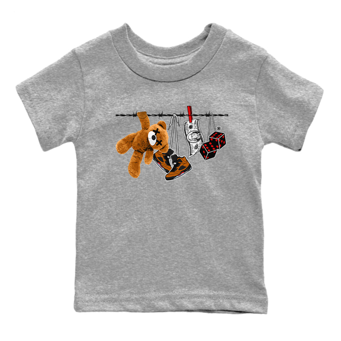 Clothesline snkmatch Tees Kids - Air Jordan 5 Archaeo Brown