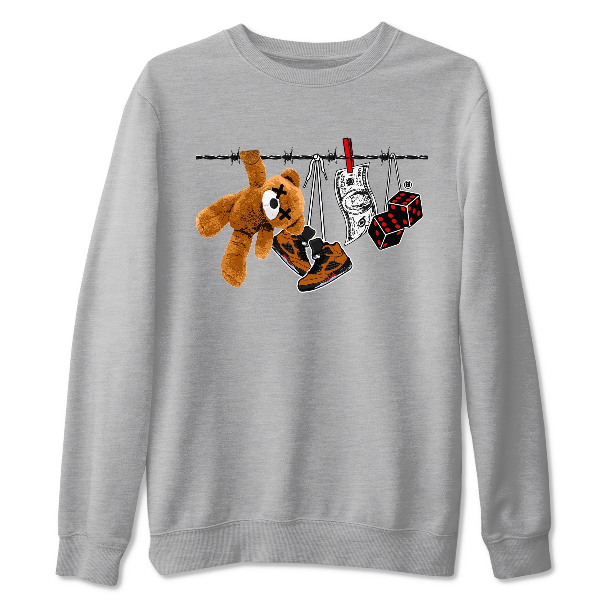 Clothesline snkmatch Tees - Air Jordan 5 Archaeo Brown