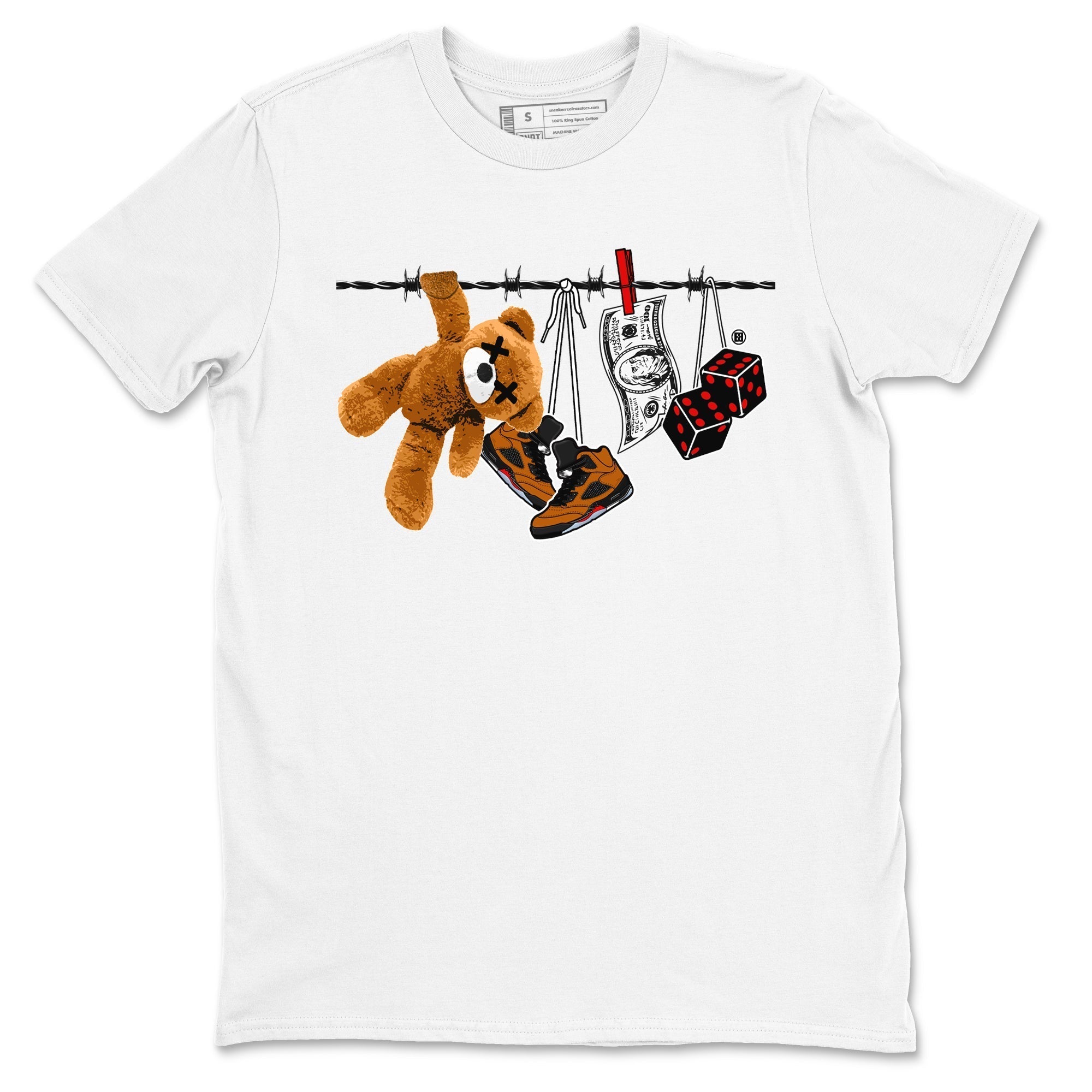 Clothesline snkmatch Tees - Air Jordan 5 Archaeo Brown