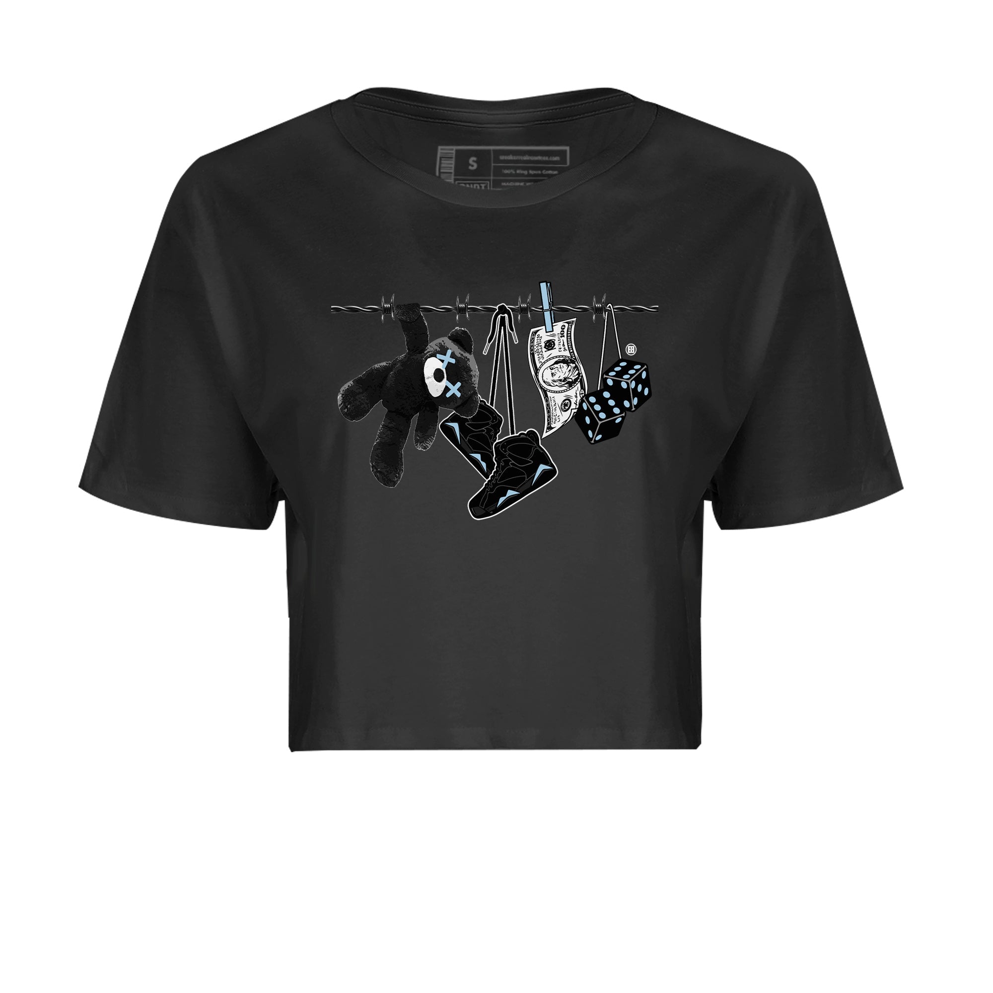 Clothesline Women's Tops - Air Jordan 7 Chambray