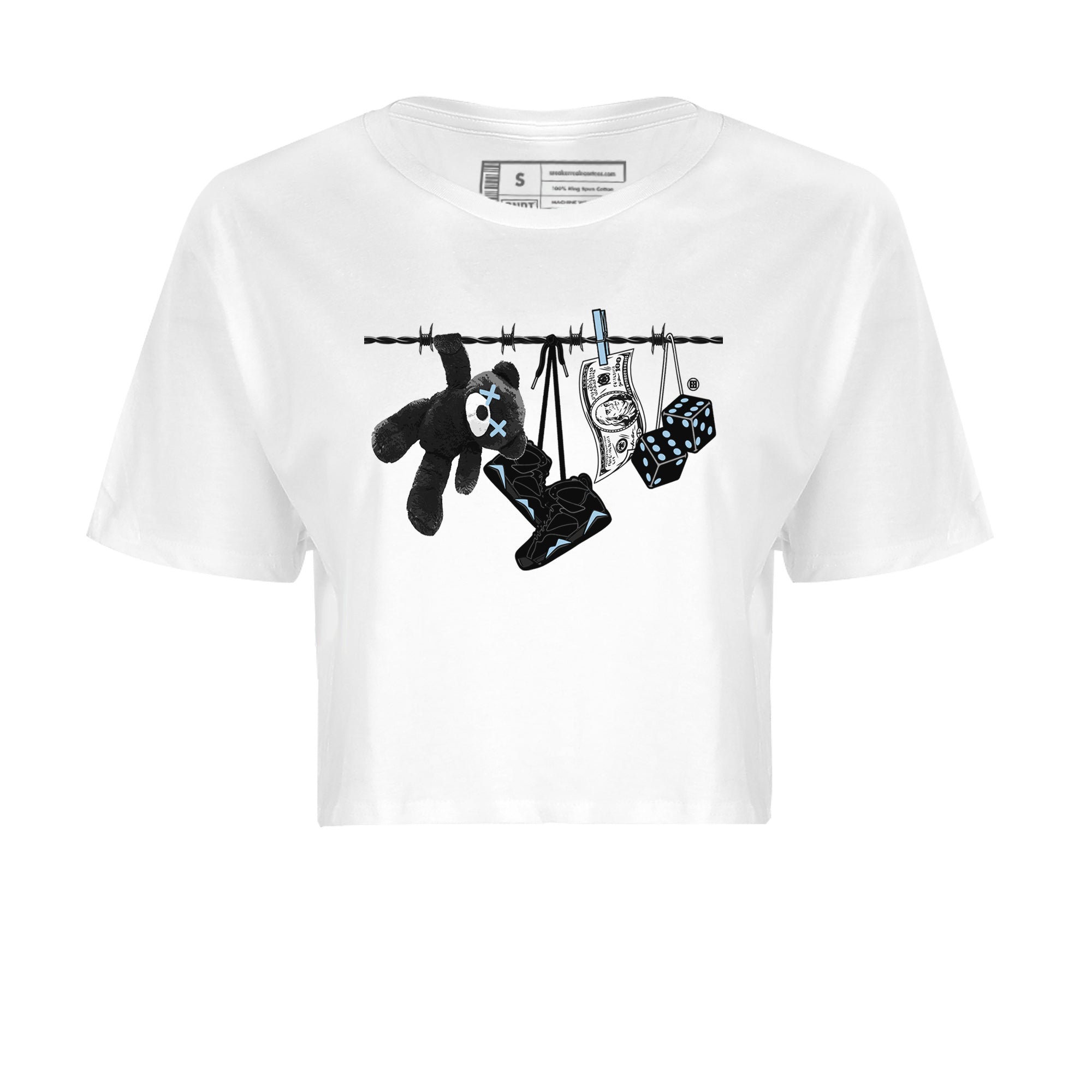 Clothesline Women's Tops - Air Jordan 7 Chambray