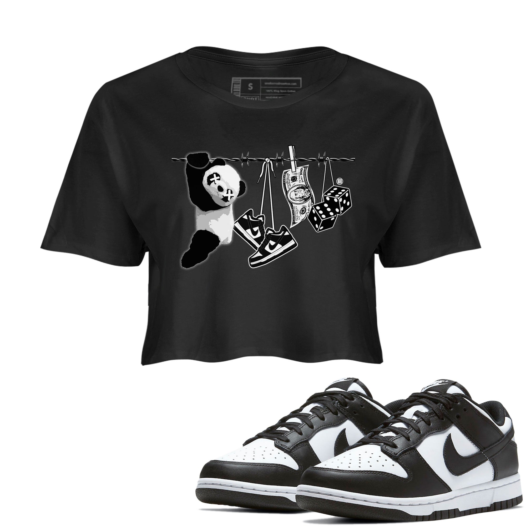 Clothesline snkmatch Women's Top - Dunk Panda