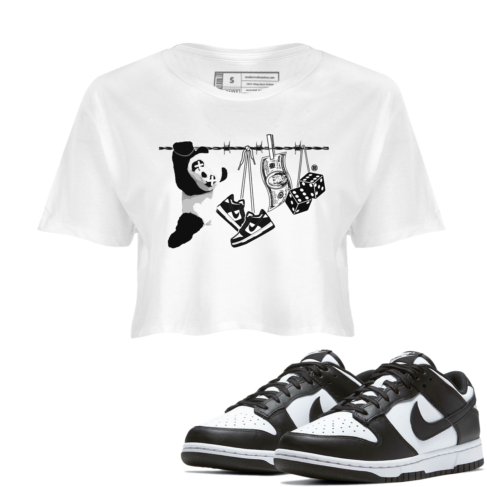 Clothesline snkmatch Women's Top - Dunk Panda