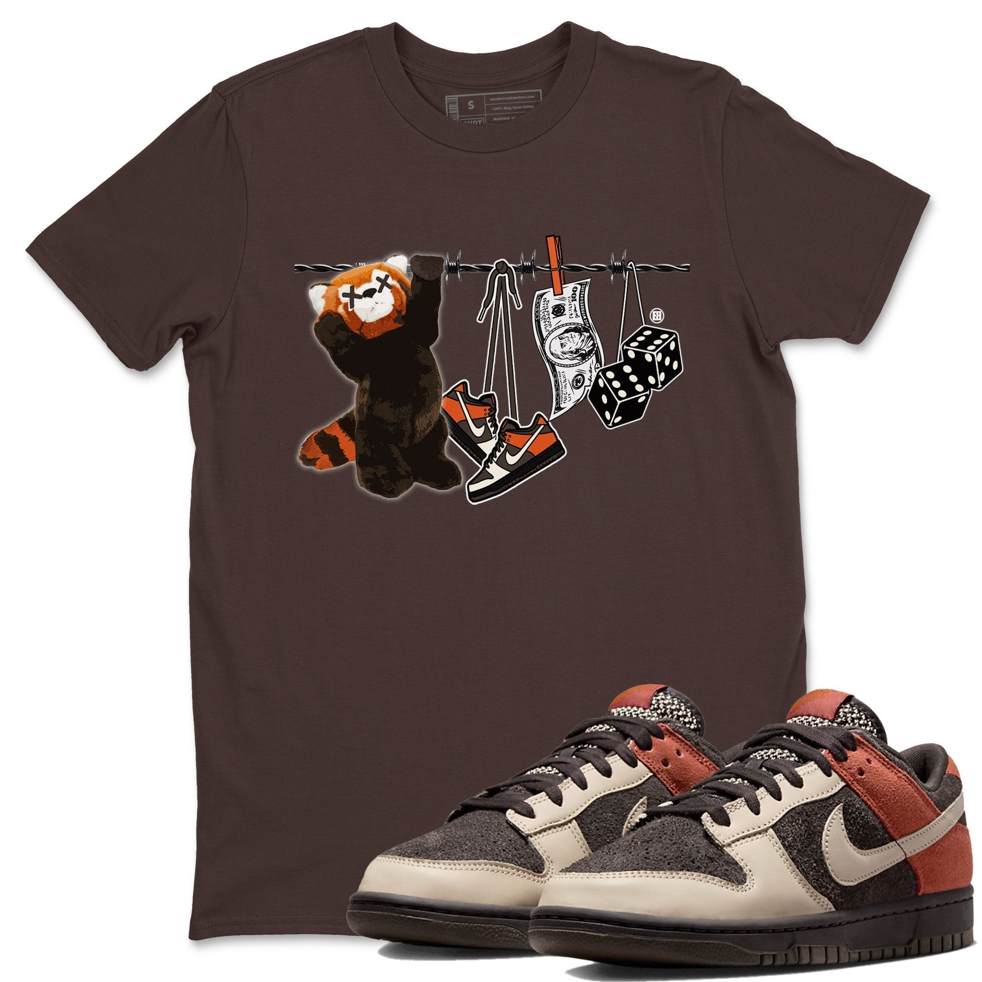Clothesline snkmatch Tee - Dunk Red Panda