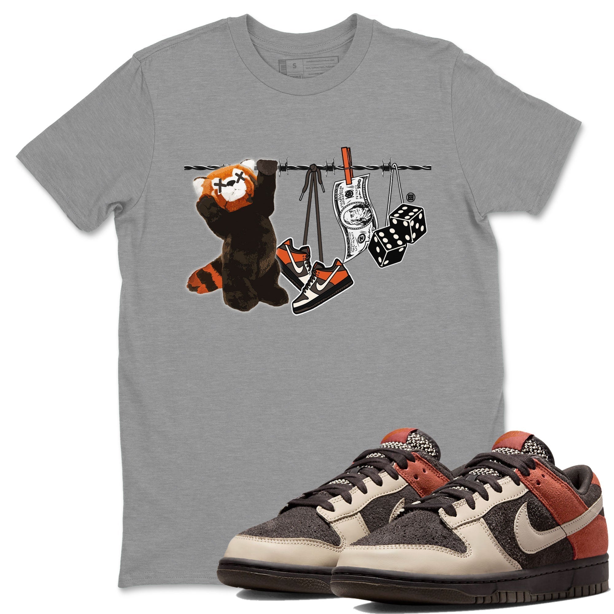 Clothesline snkmatch Tee - Dunk Red Panda