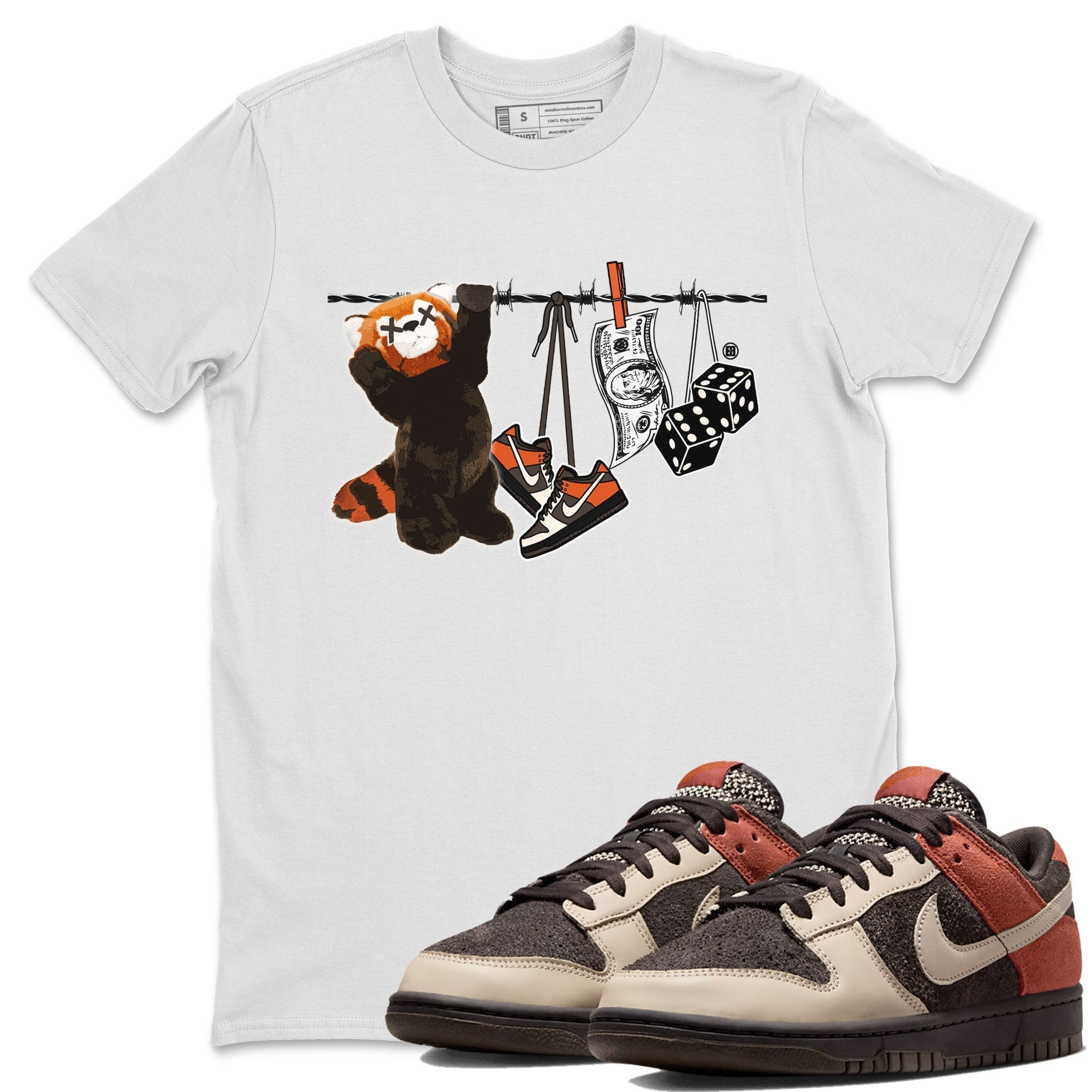 Clothesline snkmatch Tee - Dunk Red Panda