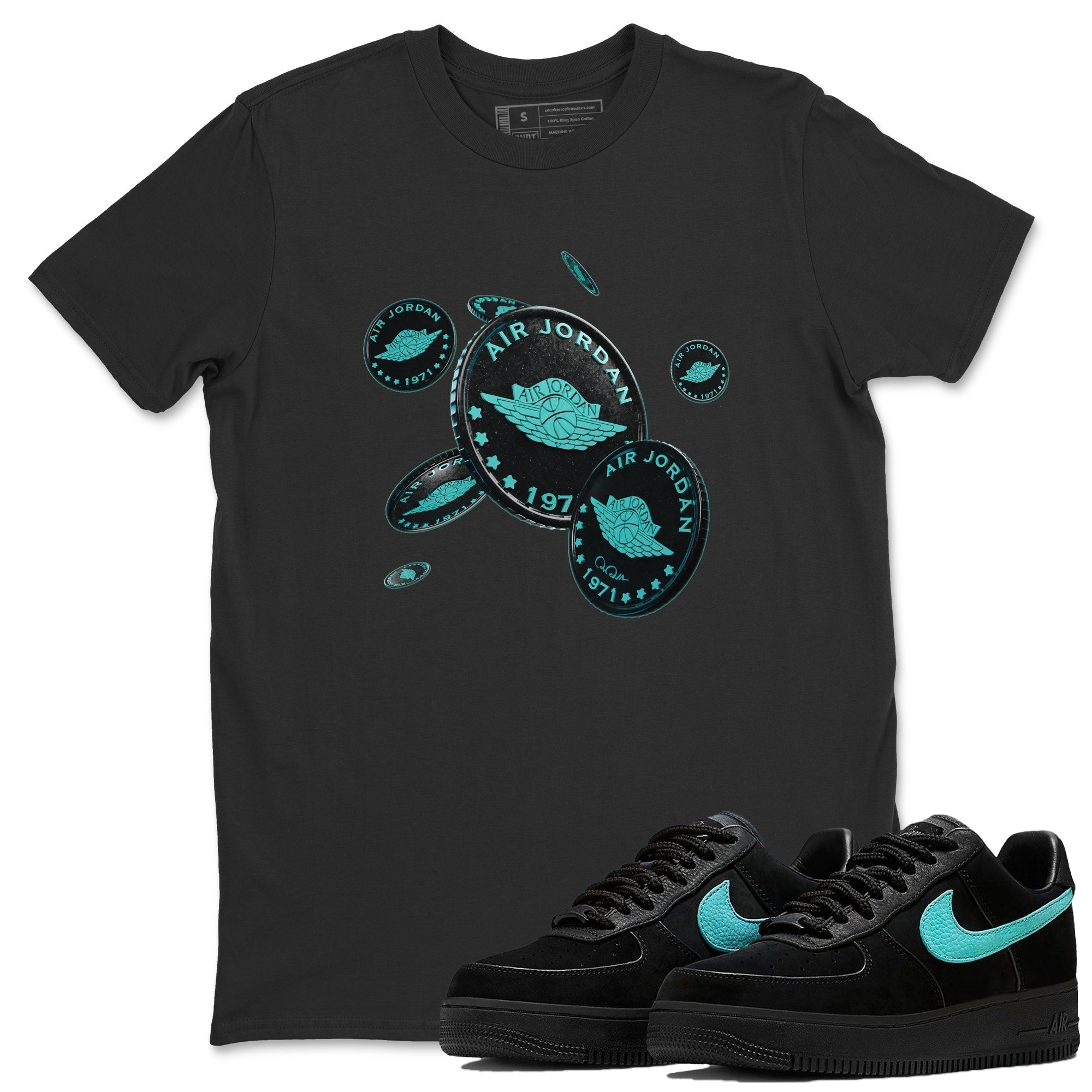Coin Drop Unisex Tops - Air Force 1 Tiffany