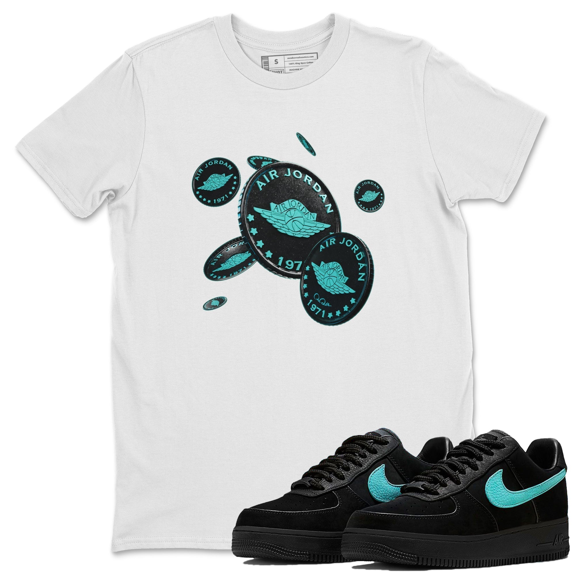 Coin Drop Unisex Tops - Air Force 1 Tiffany