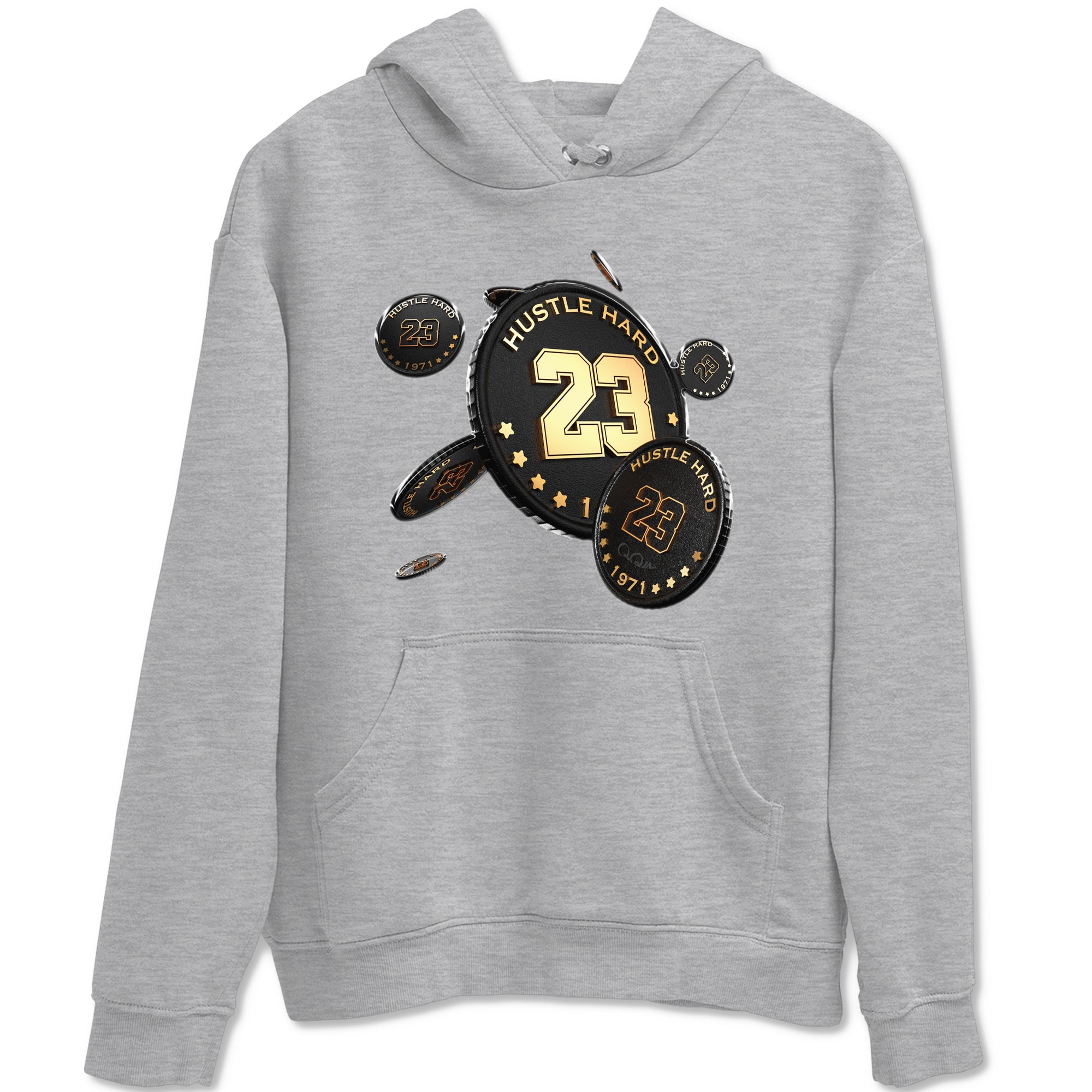 Coin Drop snkmatch Tees - Air Jordan 1 Black Metallic Gold