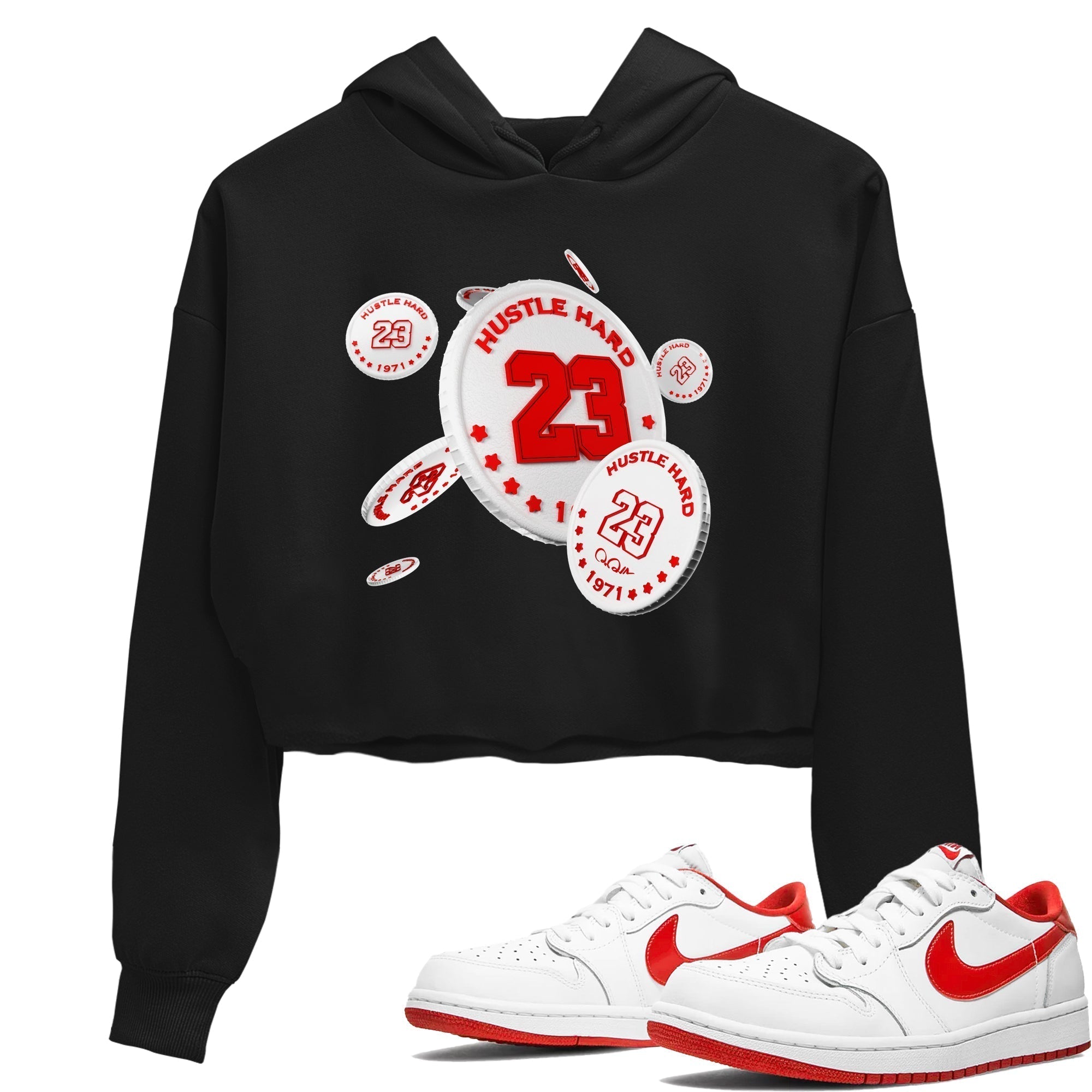 Coin Drop snkmatch Women's Top - Air Jordan 1 University Red