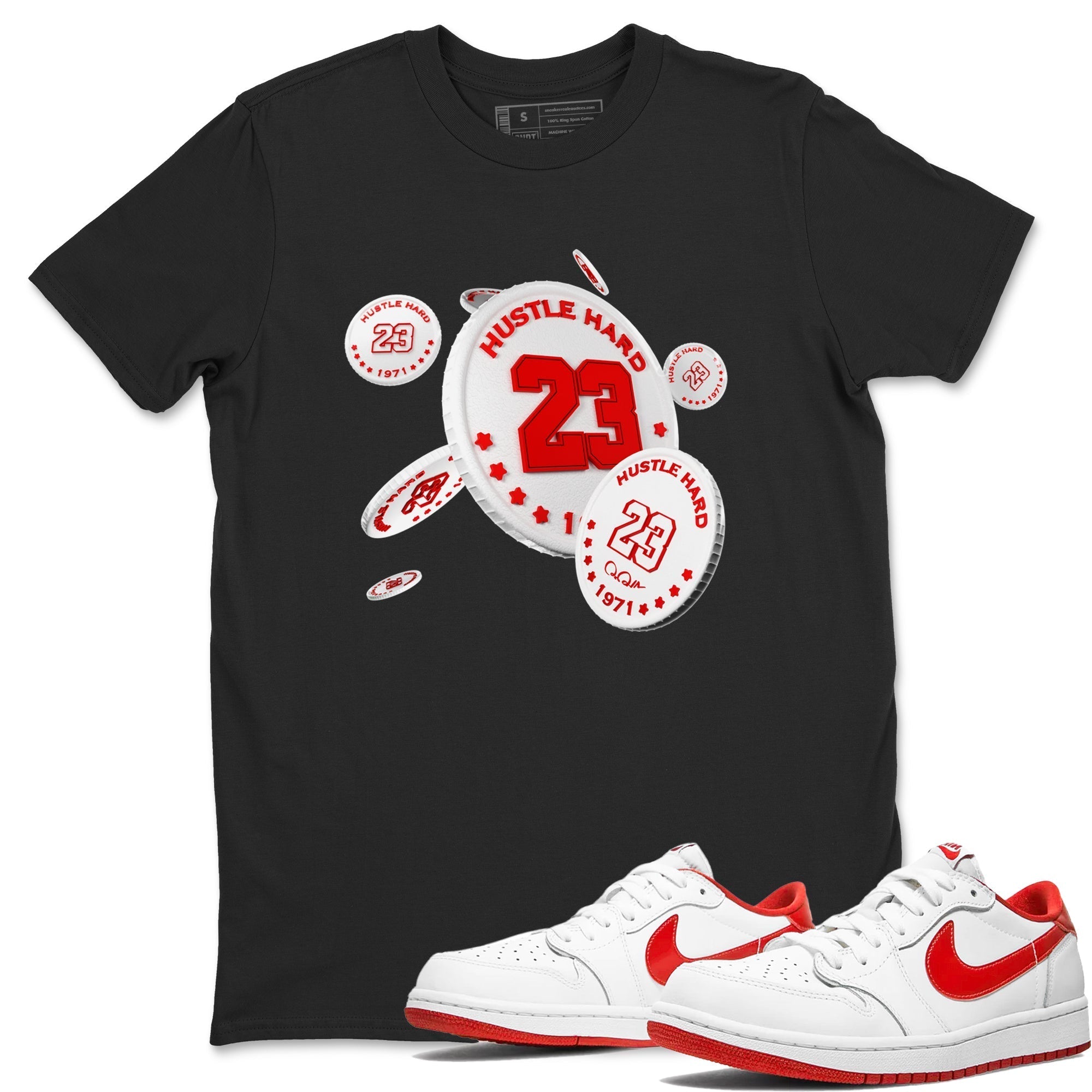 Coin Drop snkmatch Tee - Air Jordan 1 University Red
