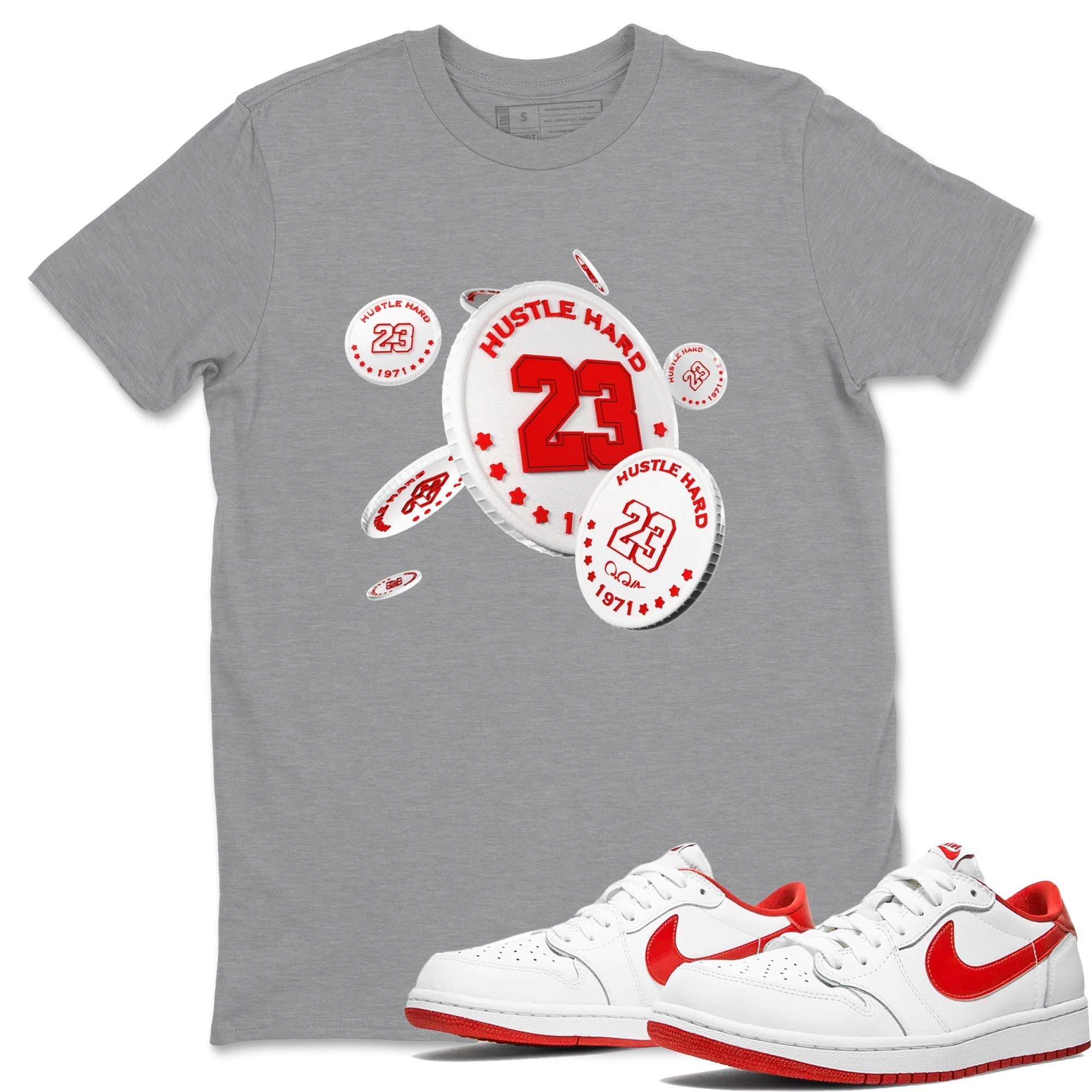 Coin Drop snkmatch Tee - Air Jordan 1 University Red