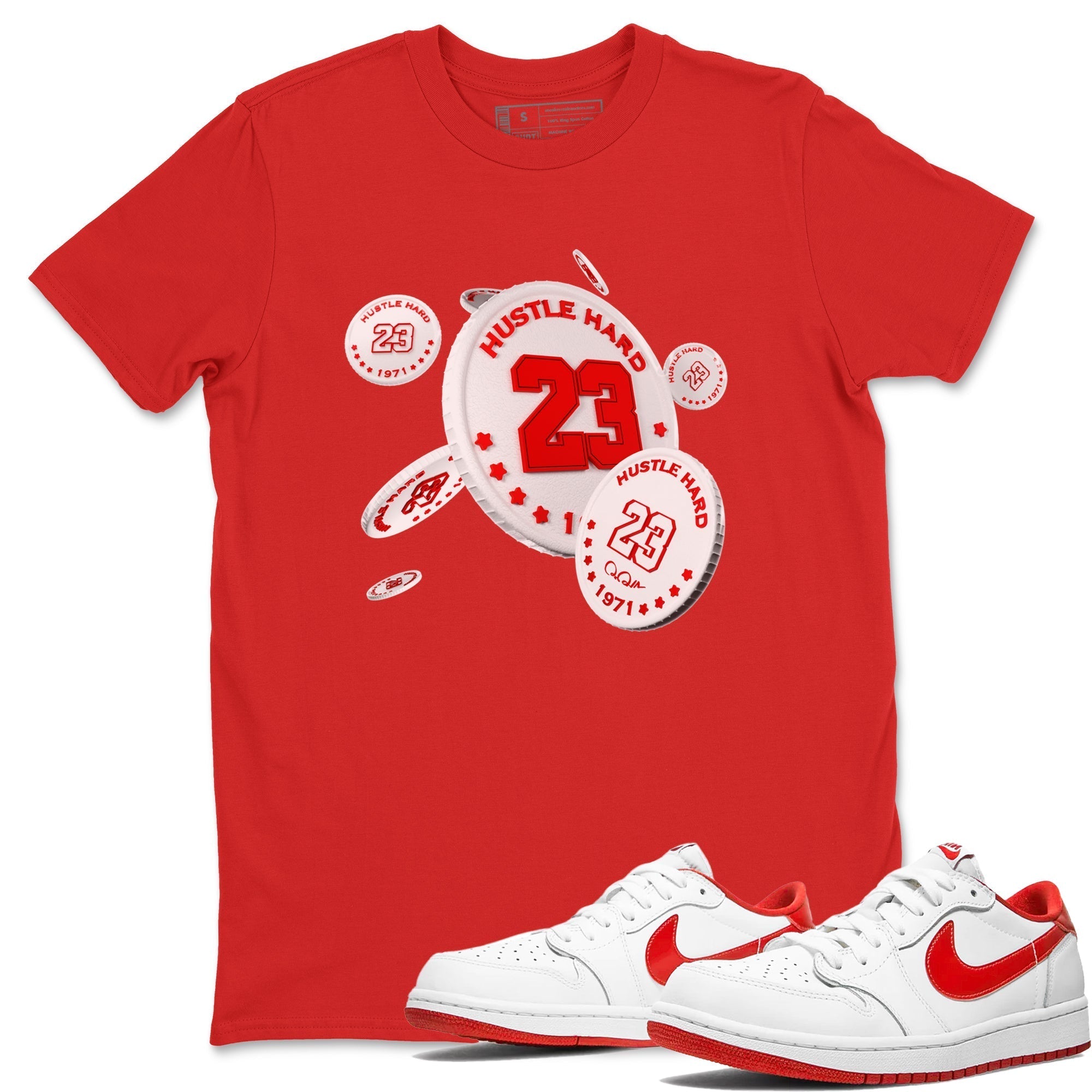 Coin Drop snkmatch Tee - Air Jordan 1 University Red