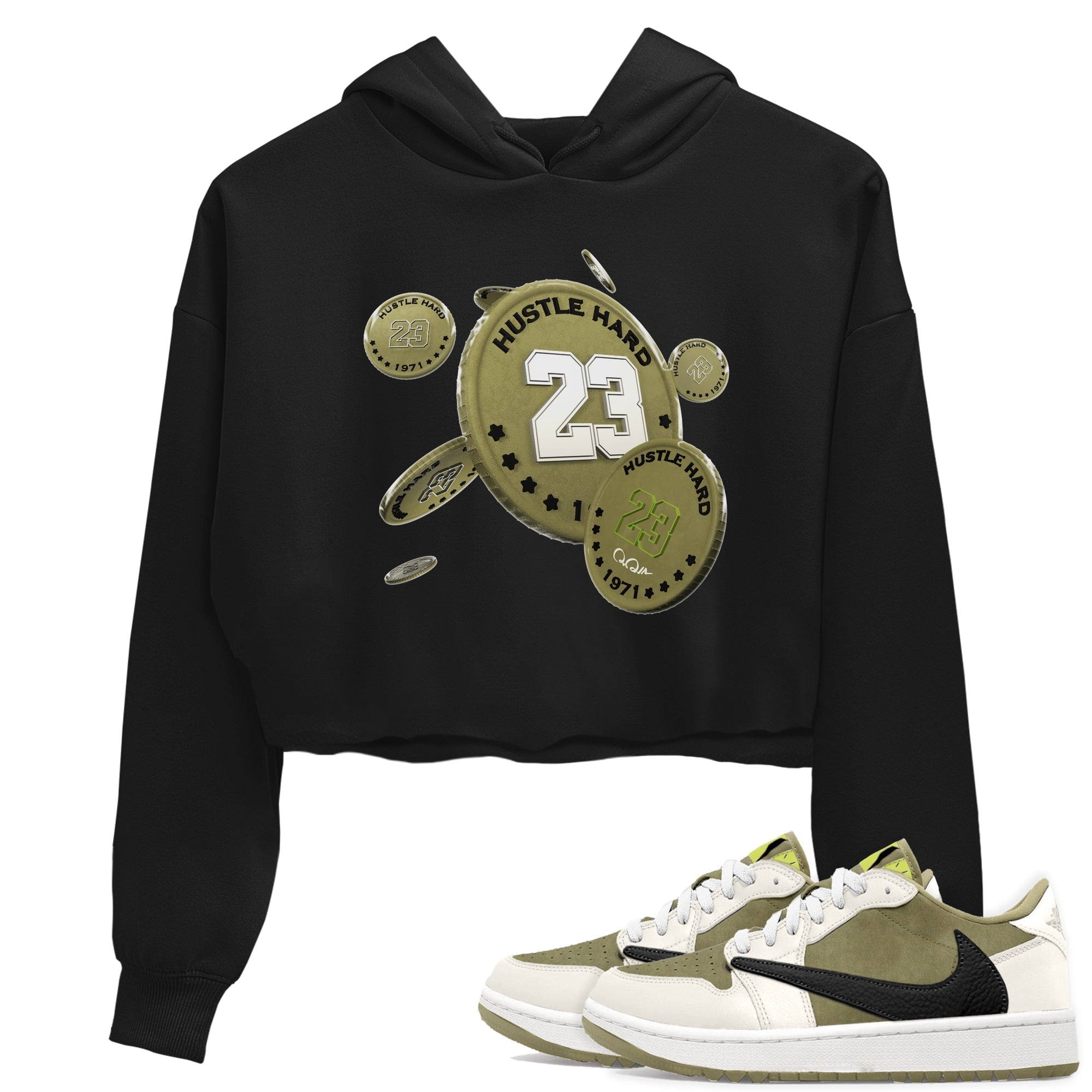 Coin Drop snkmatch Women's Top - Air Jordan 1 Travis Scott Golf