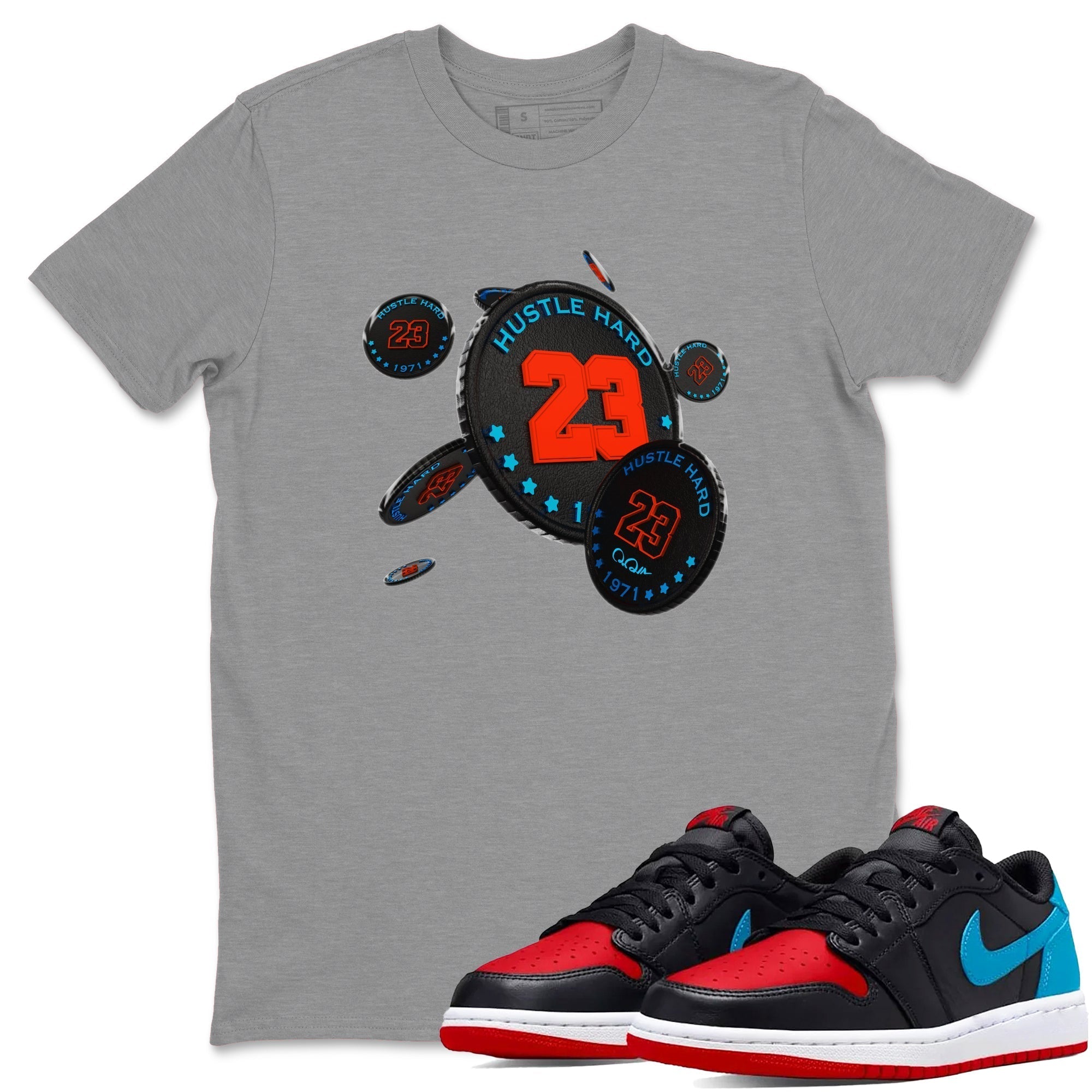 Coin Drop Unisex Tops - Air Jordan 1 UNC to Chicago