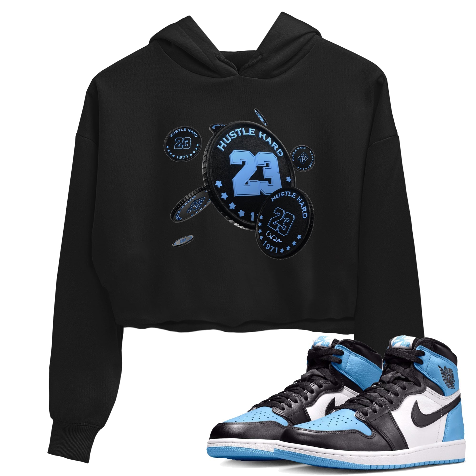 Coin Drop Women's Tops - Air Jordan 1 UNC Toe