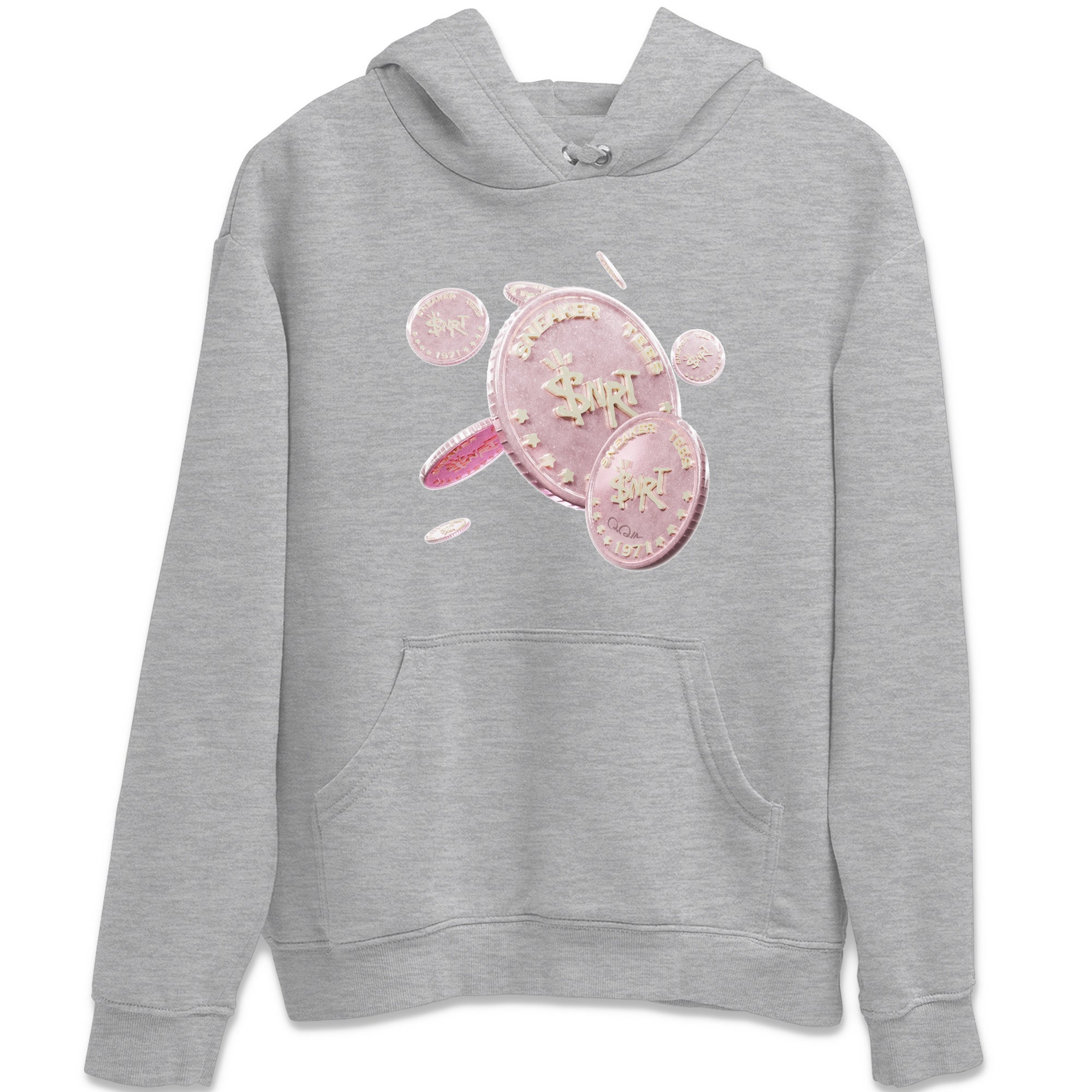 Coin Drop Unisex Tops - Air Jordan 1 Washed Pink