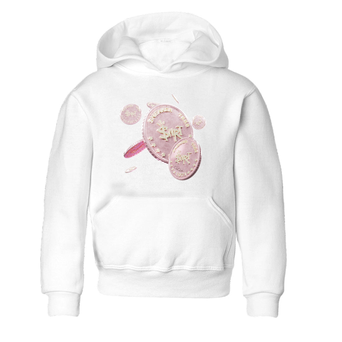 Coin Drop Kids Tops - Air Jordan 1 Washed Pink