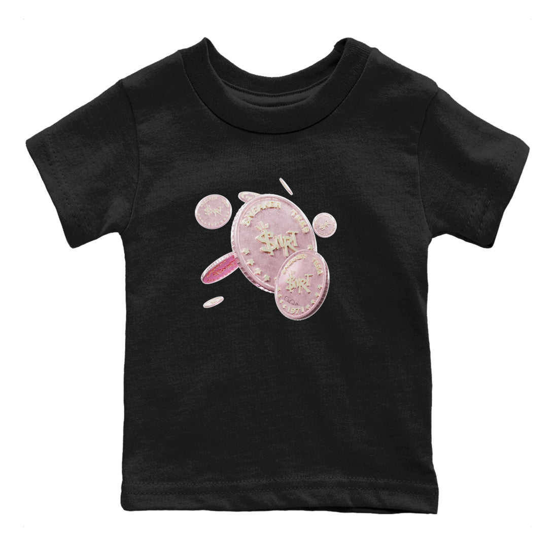Coin Drop Kids Tops - Air Jordan 1 Washed Pink
