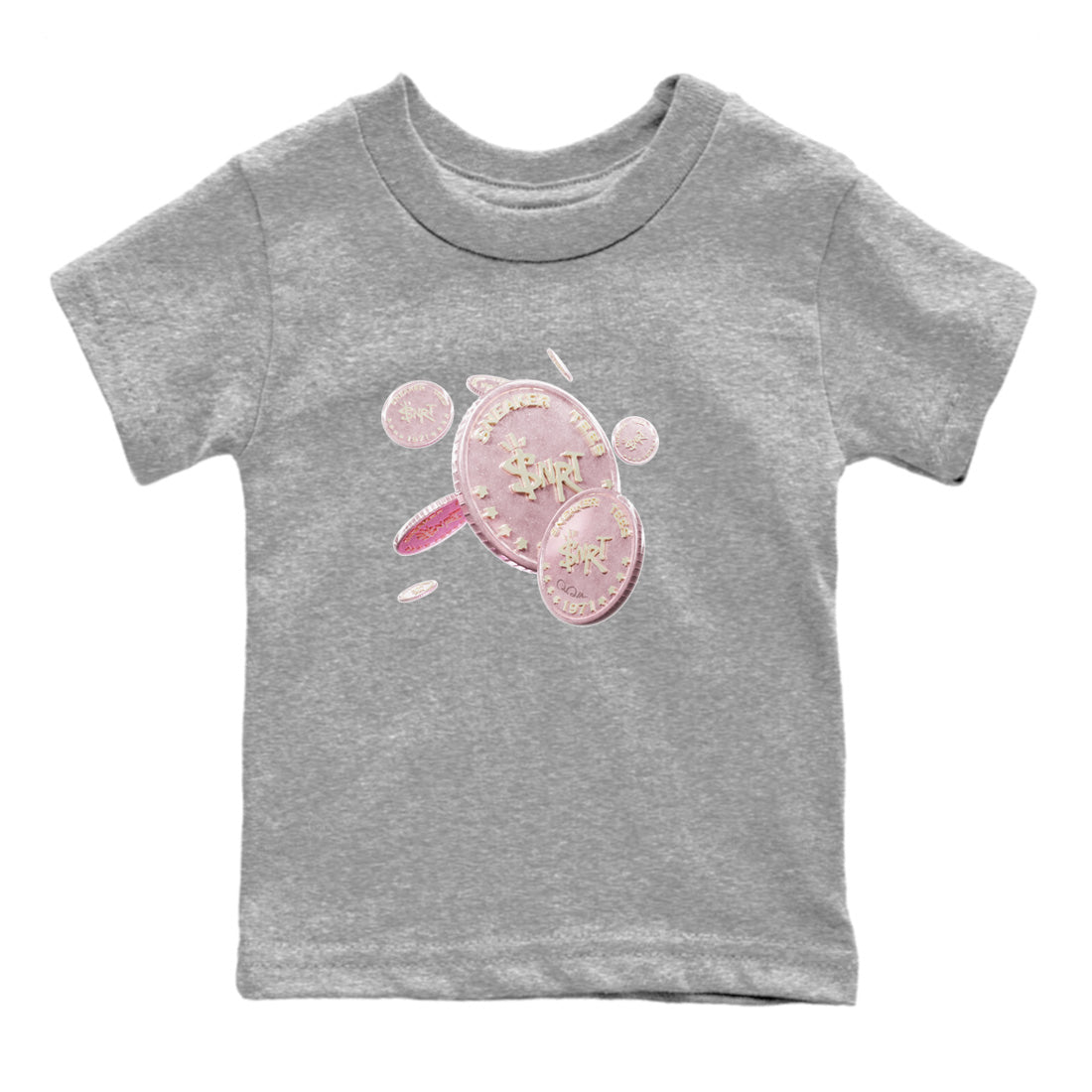 Coin Drop Kids Tops - Air Jordan 1 Washed Pink
