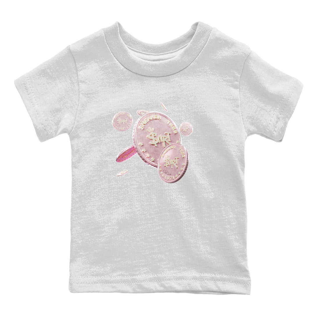 Coin Drop Kids Tops - Air Jordan 1 Washed Pink