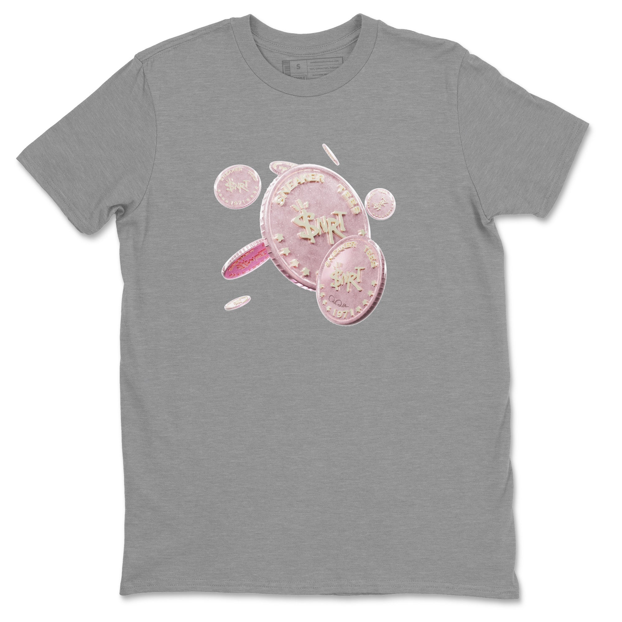 Coin Drop Unisex Tops - Air Jordan 1 Washed Pink
