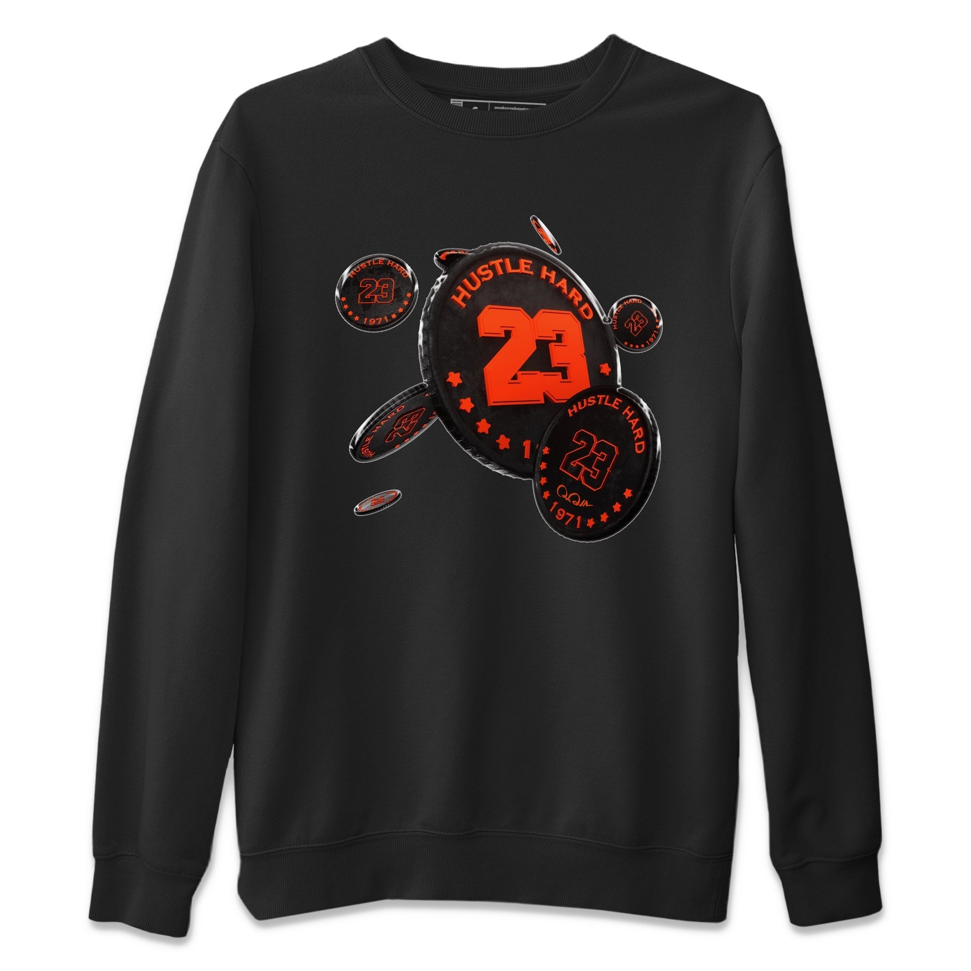 Coin Drop Unisex Tops - Air Jordan 12 Brilliant Orange
