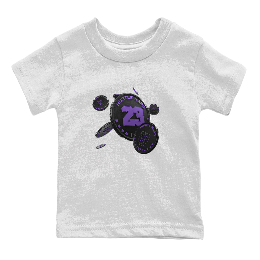 Coin Drop Kids Tops - Air Jordan 12 Field Purple