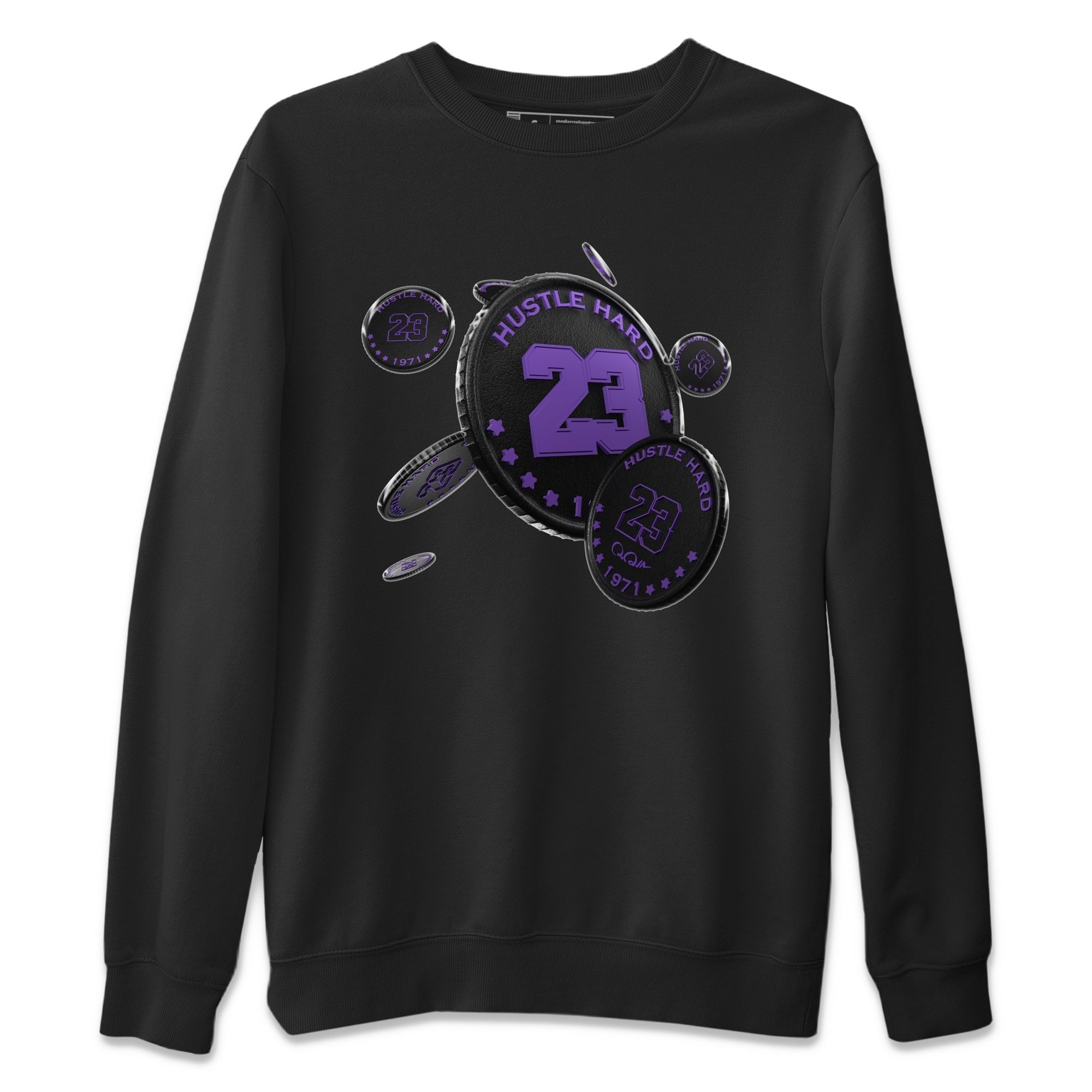 Coin Drop Unisex Tops - Air Jordan 12 Field Purple