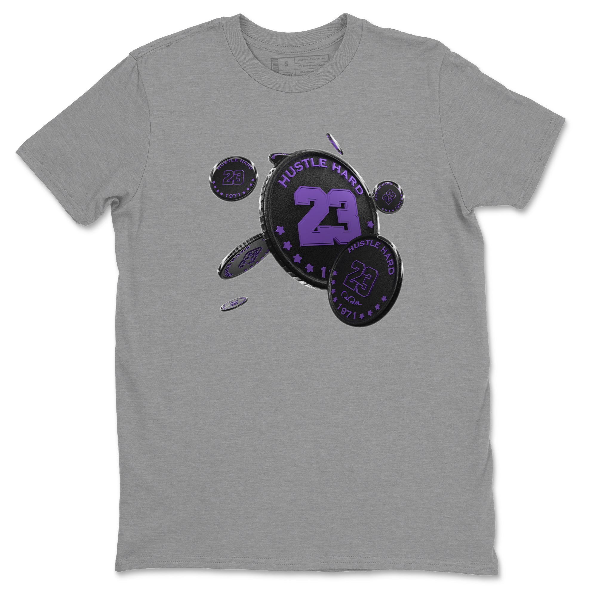 Coin Drop Unisex Tops - Air Jordan 12 Field Purple
