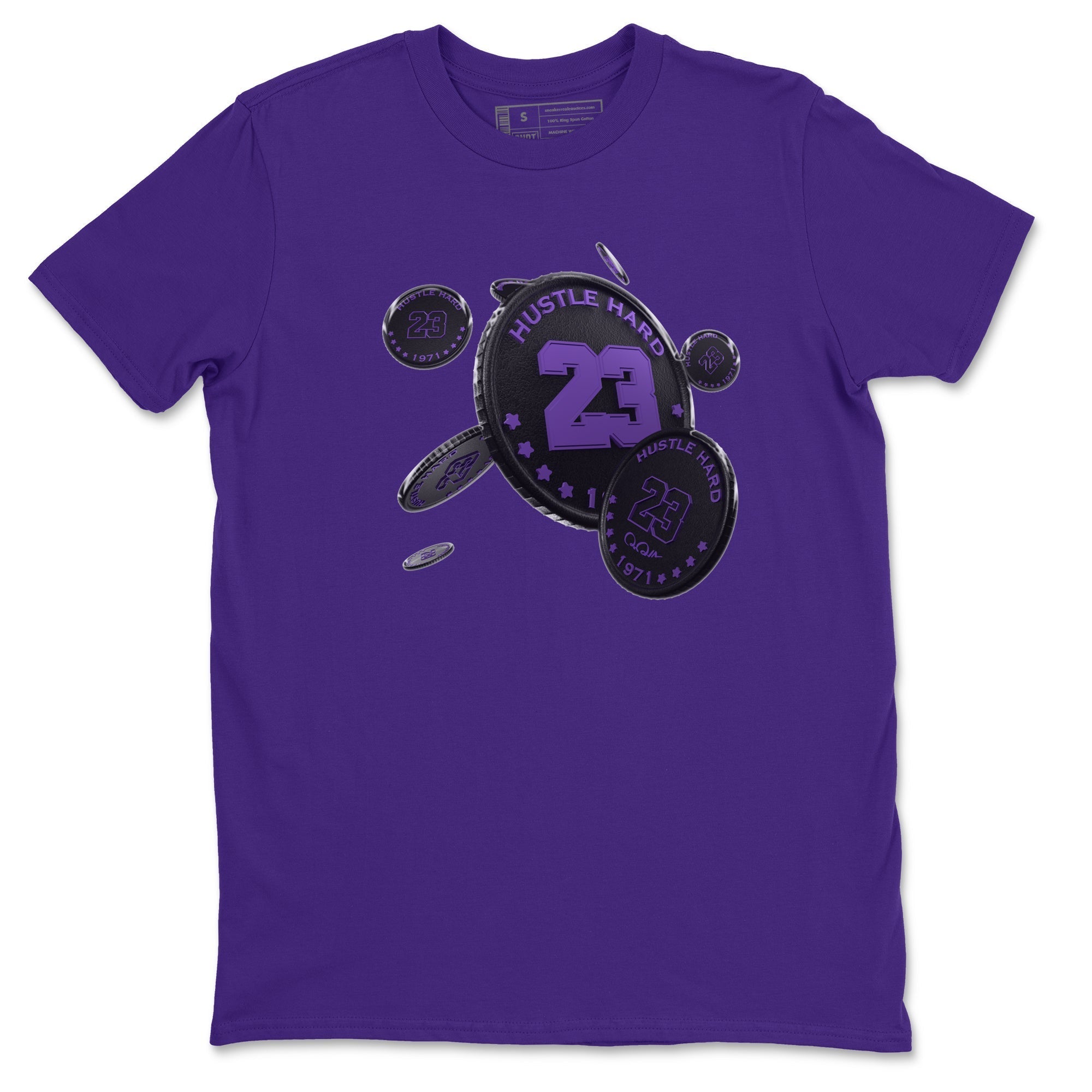Coin Drop Unisex Tops - Air Jordan 12 Field Purple