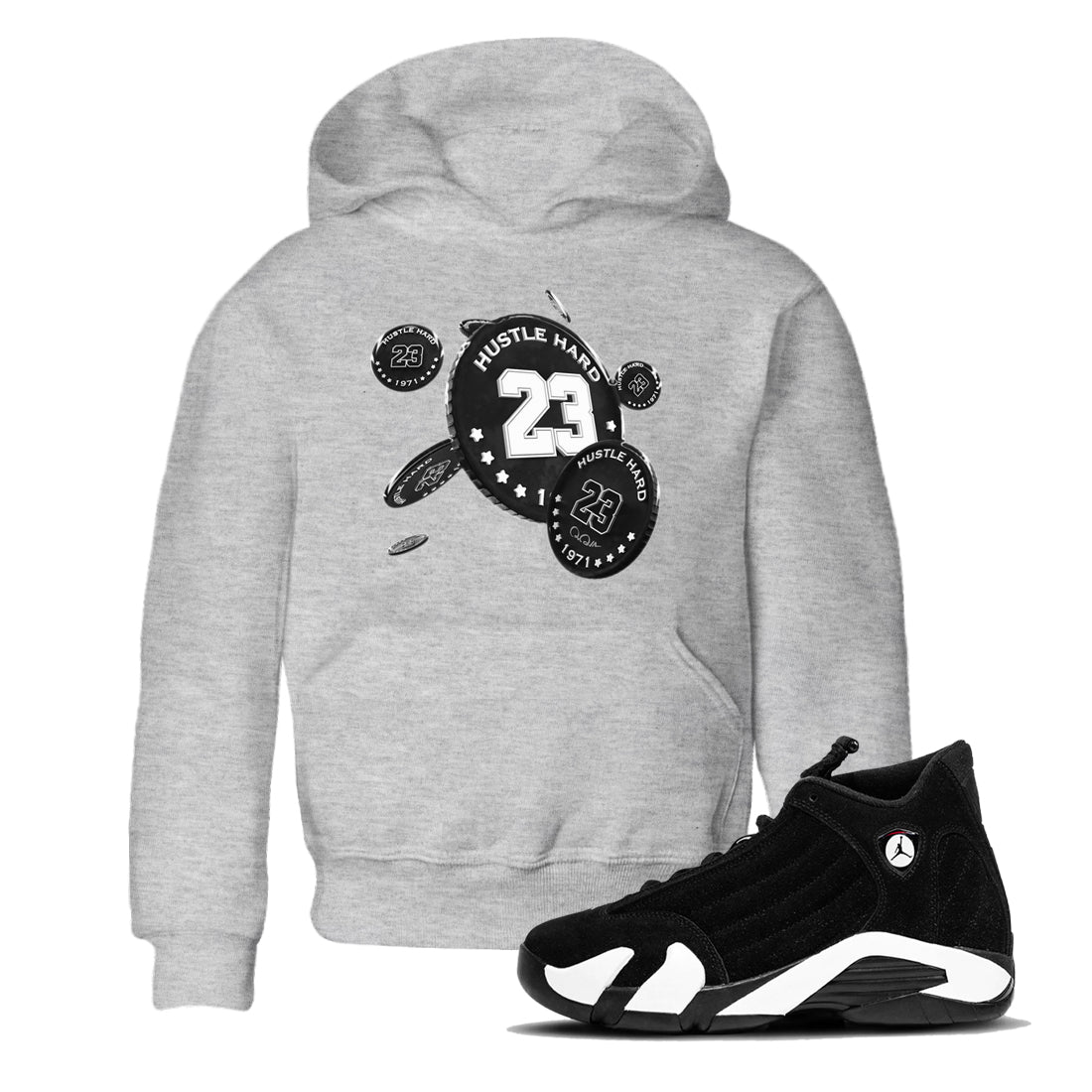 Coin Drop snkmatch Tee Kids - Air Jordan 14 Panda