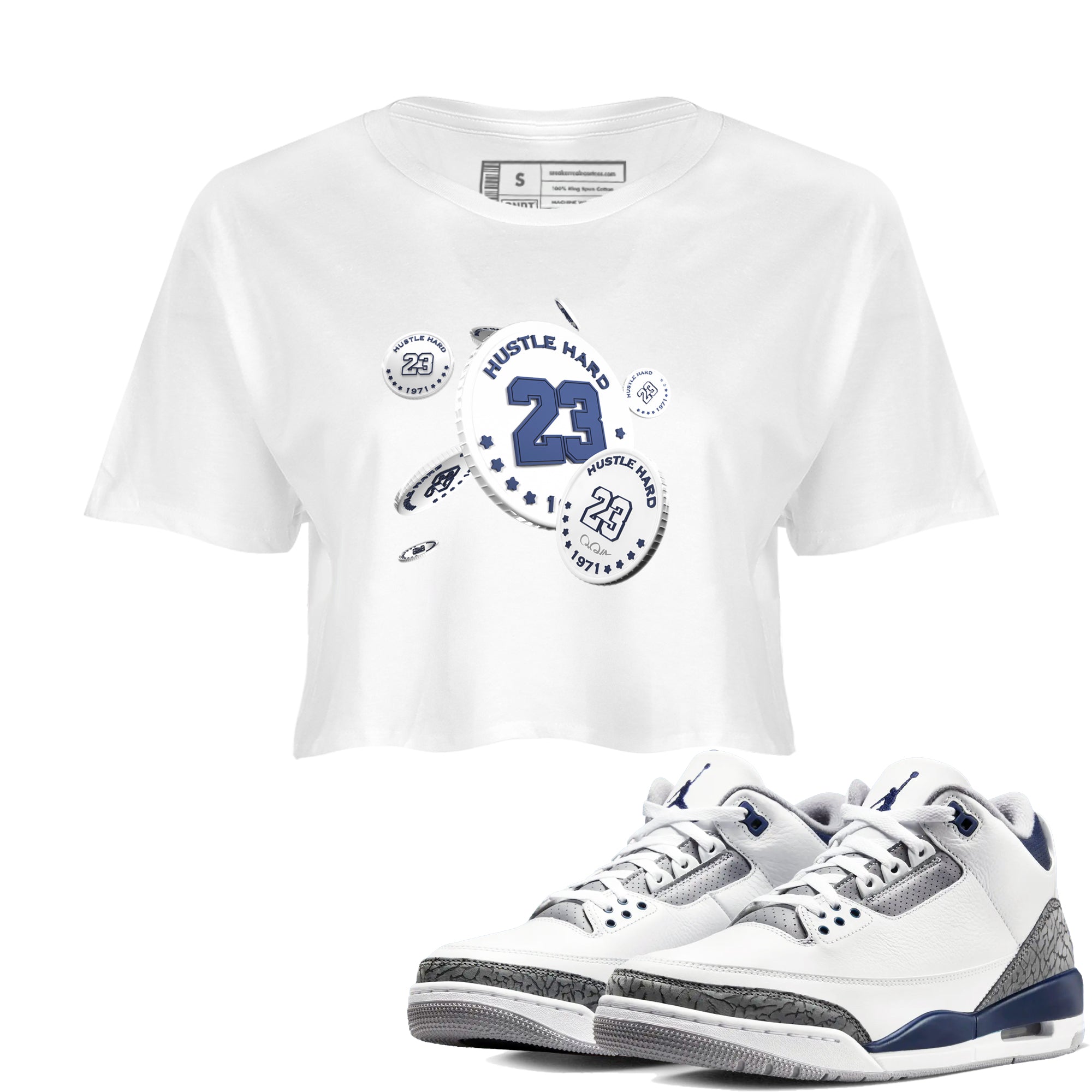 Coin Drop snkmatch Women's Top - Air Jordan 3 Midnight Navy 2023
