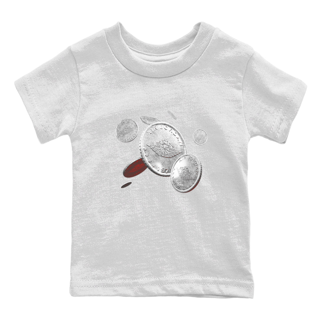 Coin Drop Kids Tops - Air Jordan 3 White Cement