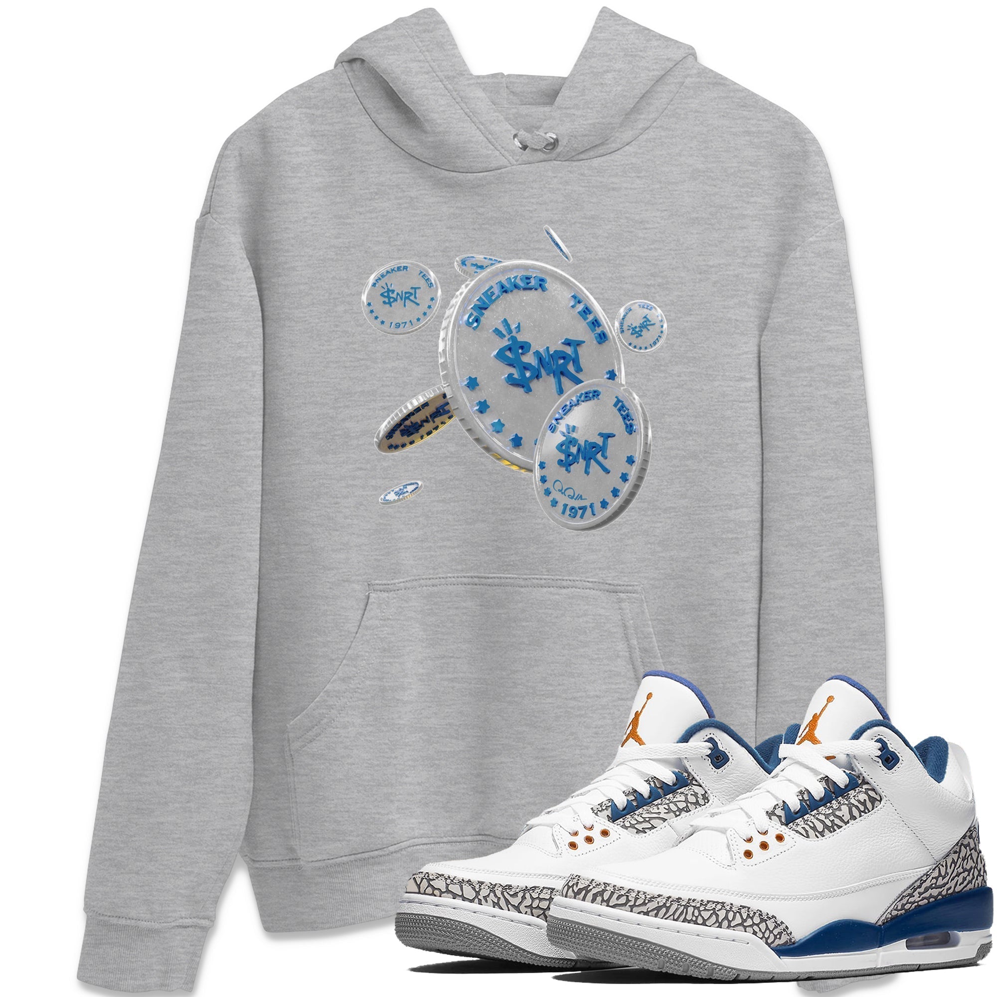 Coin Drop Unisex Tops - Air Jordan 3 Wizards