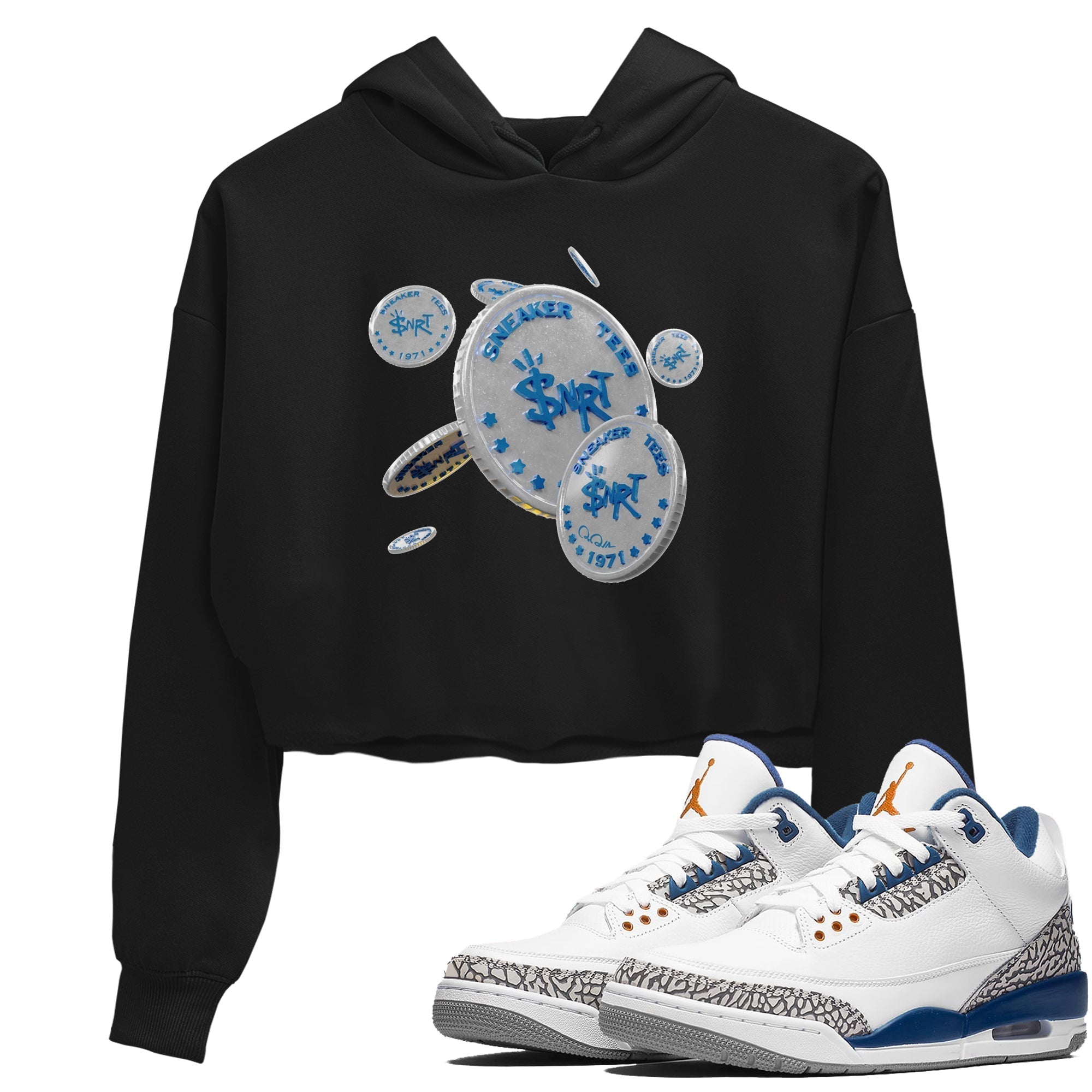 Coin Drop Women's Tops - Air Jordan 3 Wizards