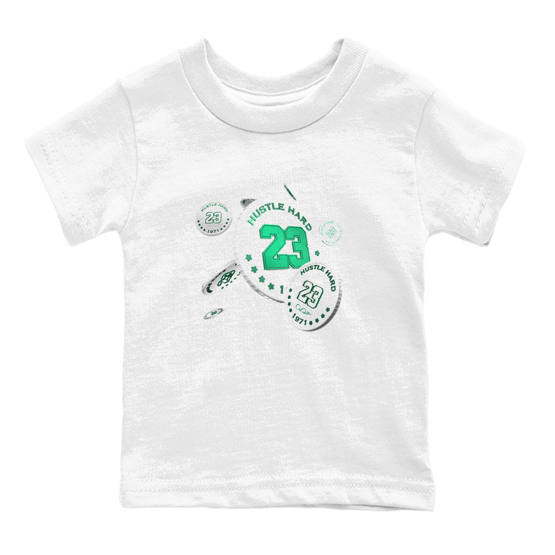 Coin Drop snkmatch Tees Kids - Air Jordan 4 Oxidized Green
