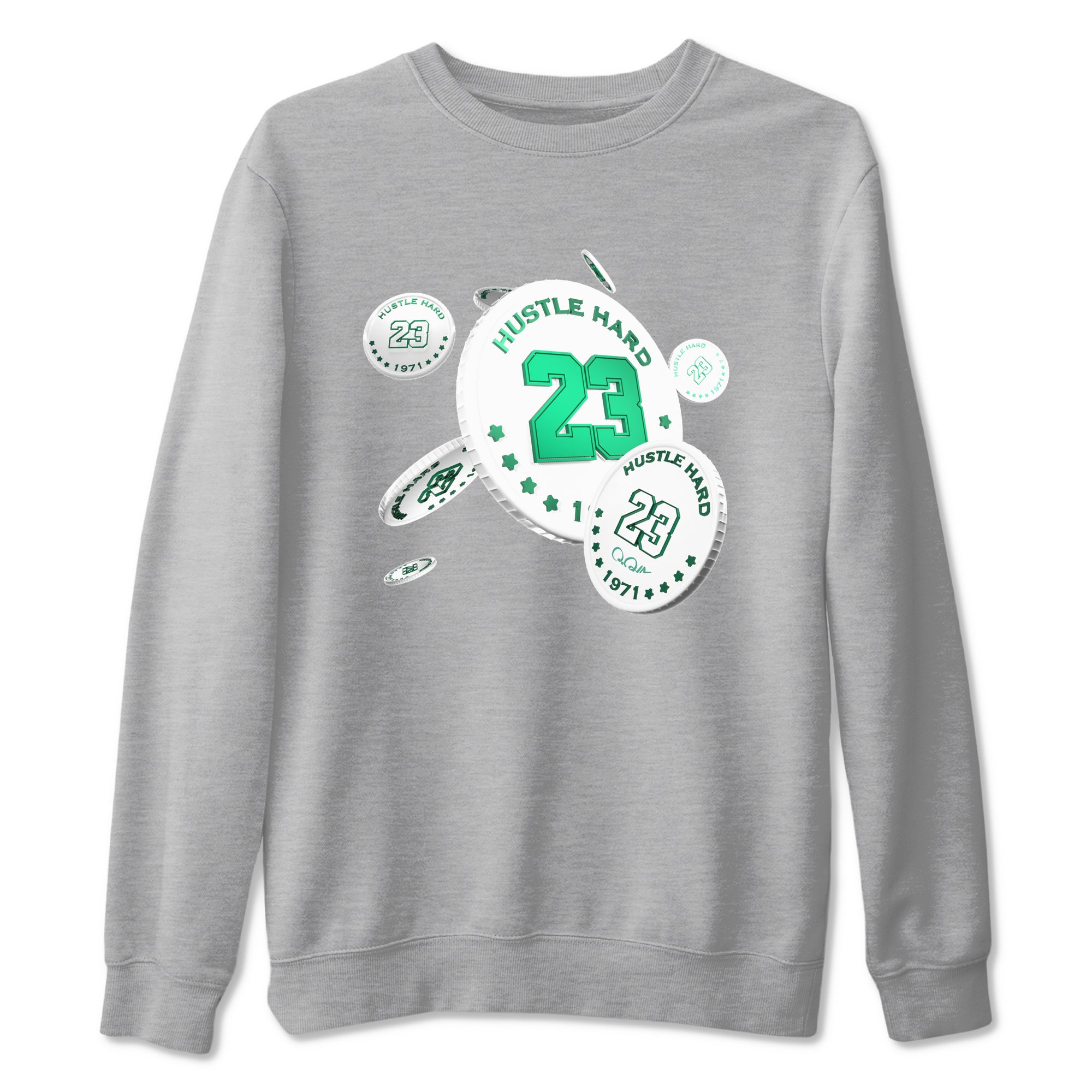 Coin Drop snkmatch Tees - Air Jordan 4 Oxidized Green