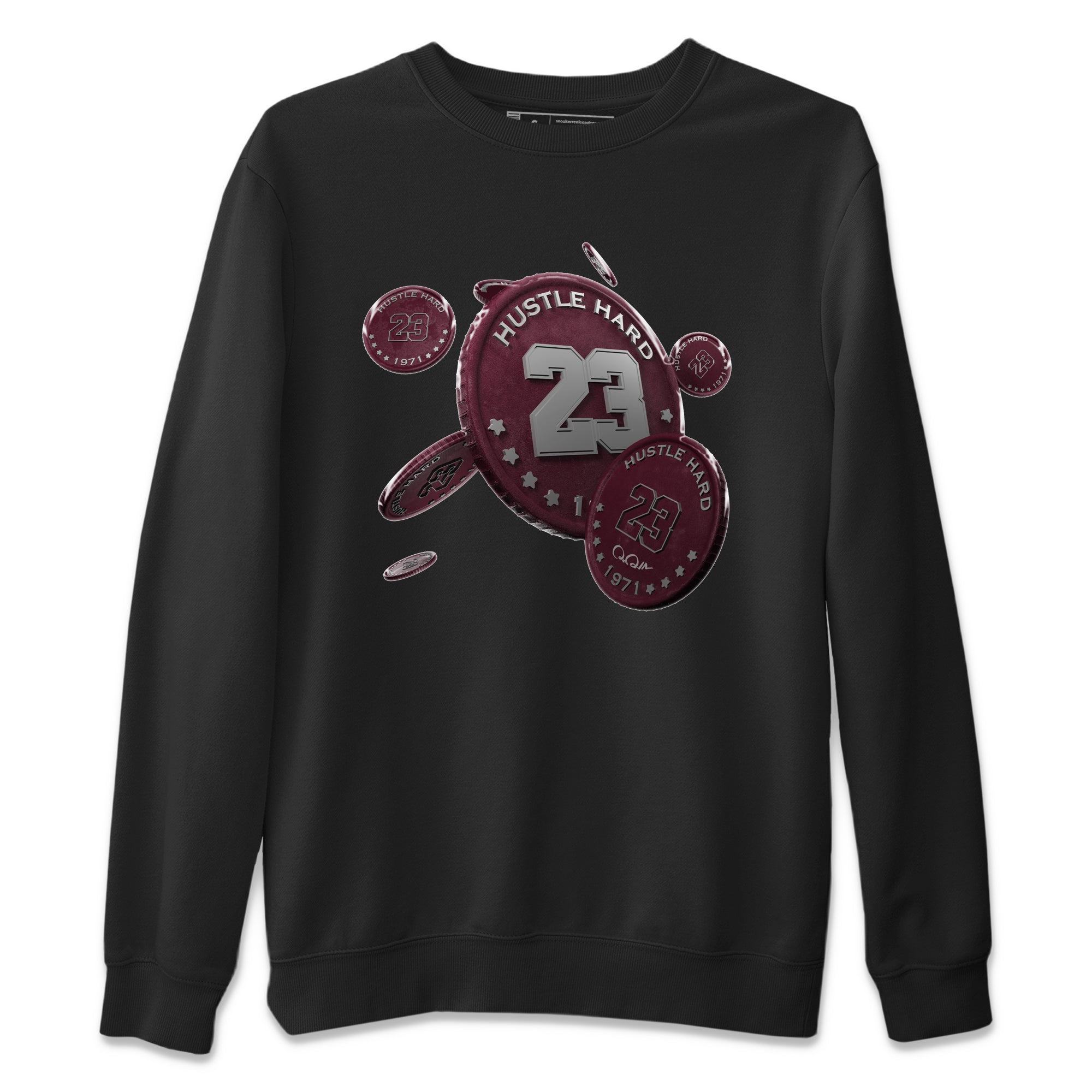 Coin Drop Unisex Tops - Air Jordan 5 Burgundy